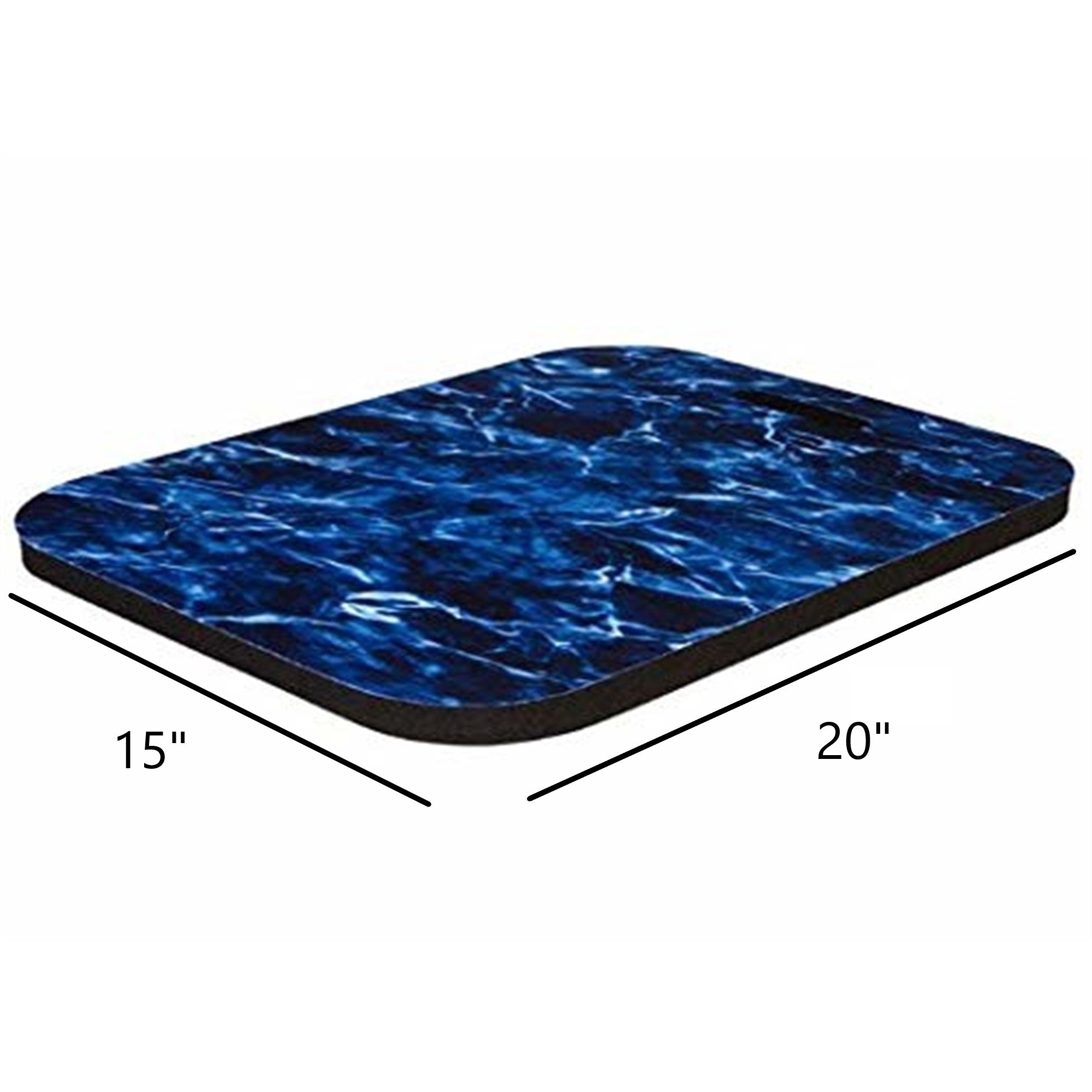 Earth Edge Mossy Oak Collection Kneeling Pad, Lightweight & Durable, Blue, 20"