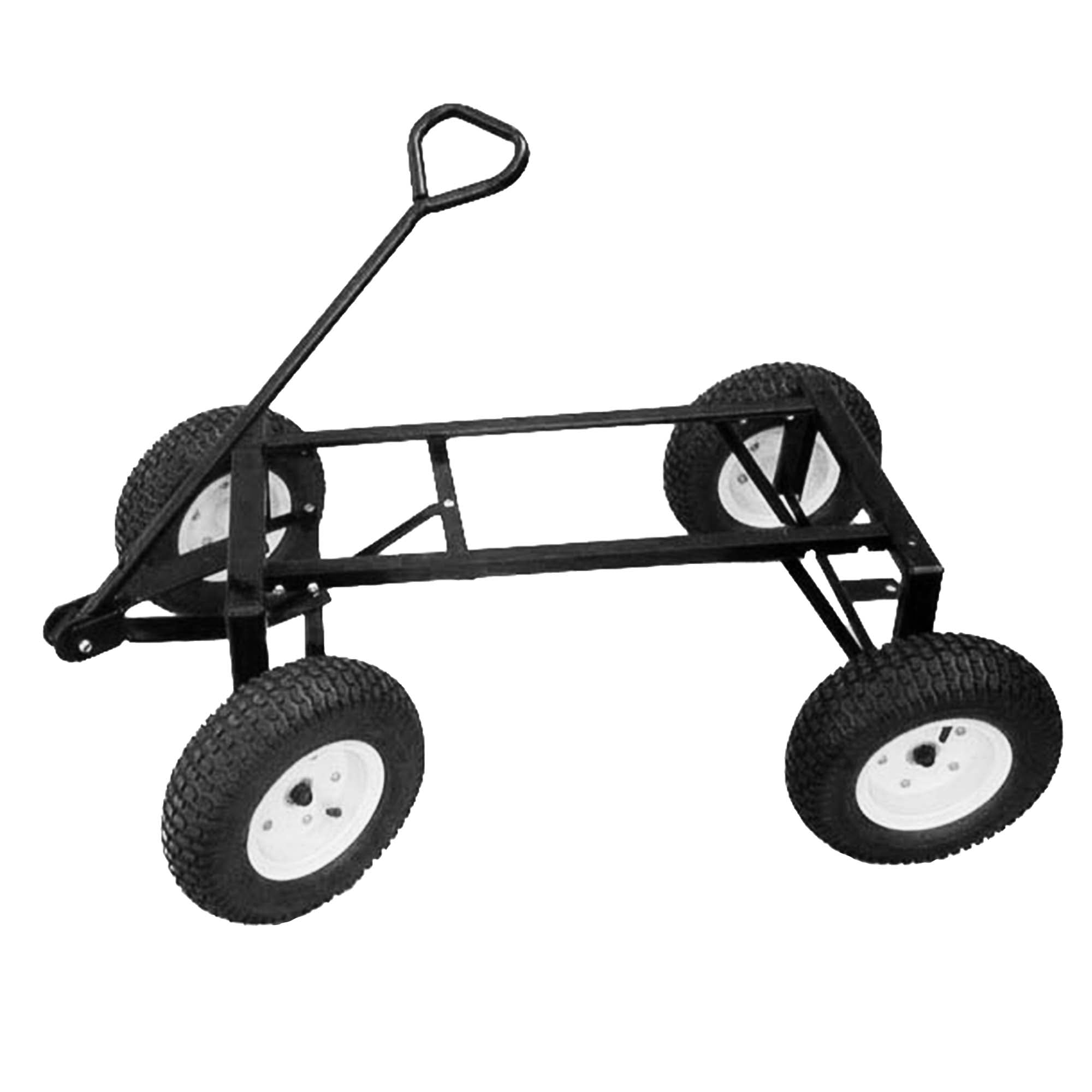 FARM-TUFF Undercarriage Kit with 5" x 13" Pneumatic Tires, Black