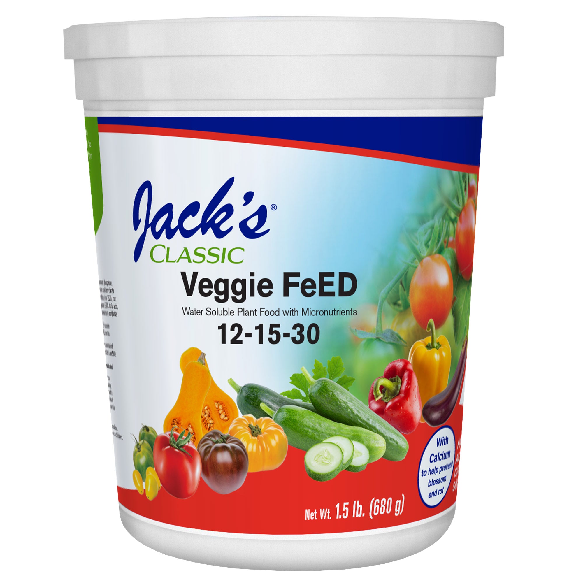 Jack's Classic 12-15-30 Veggie FeED Water-Soluble Fertilizer