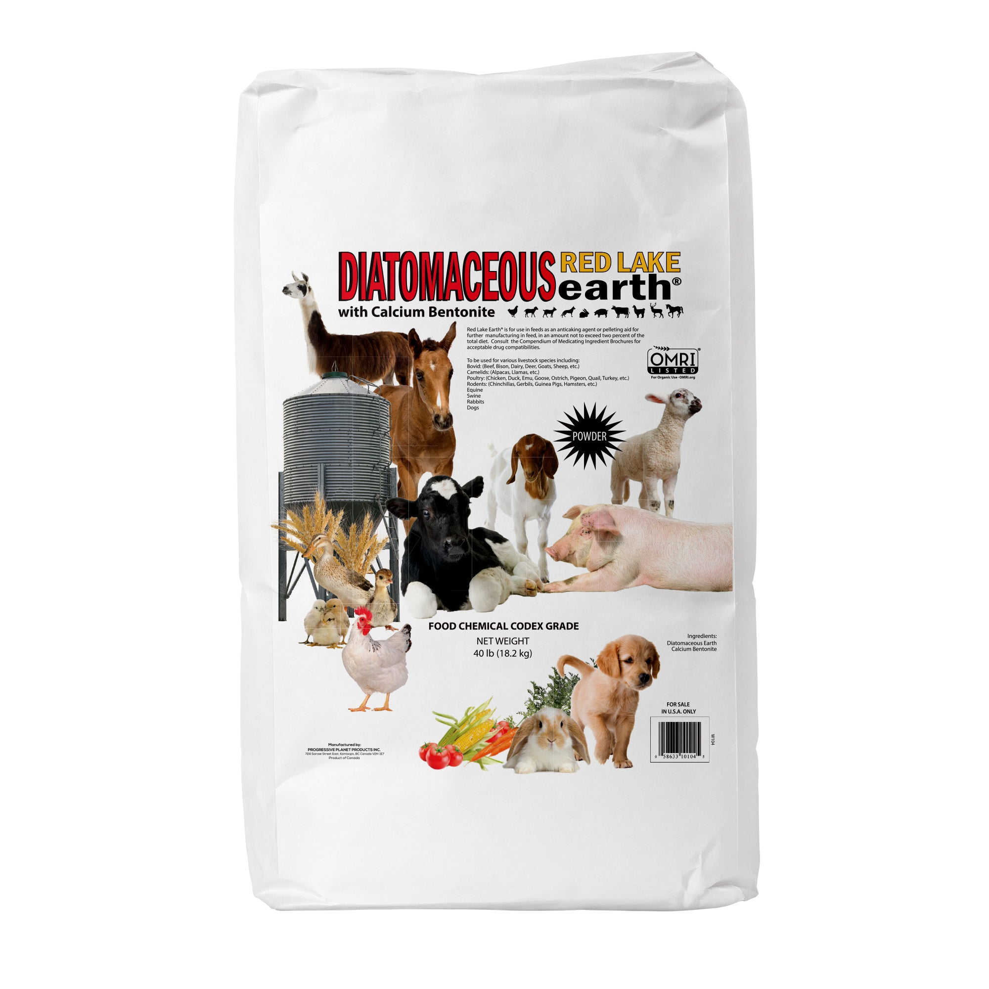 Progressive Planet Red Lake Earth Animal Feed Additive