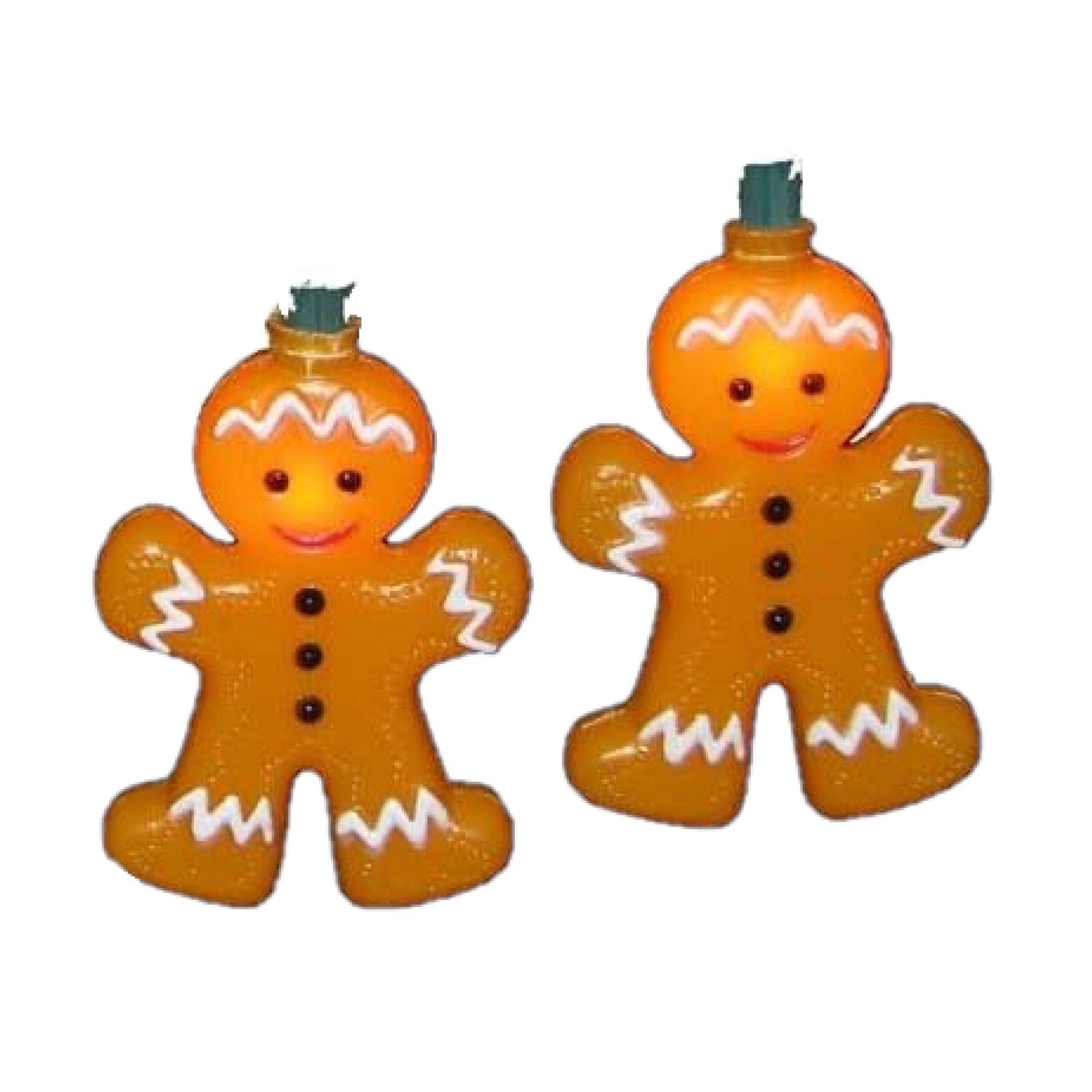 Kurt Adler Indoor/Outdoor UL 10-Light Gingerbread Light Set, 9ft