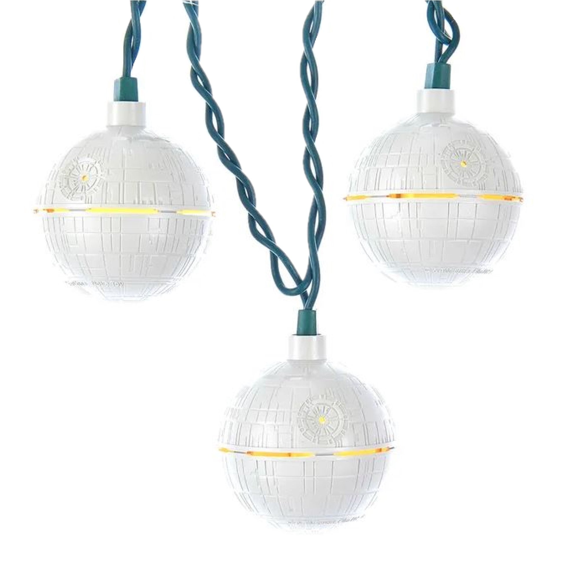 Kurt Adler Indoor/Outdoor UL 10-Light Death Star Light Set, 9ft