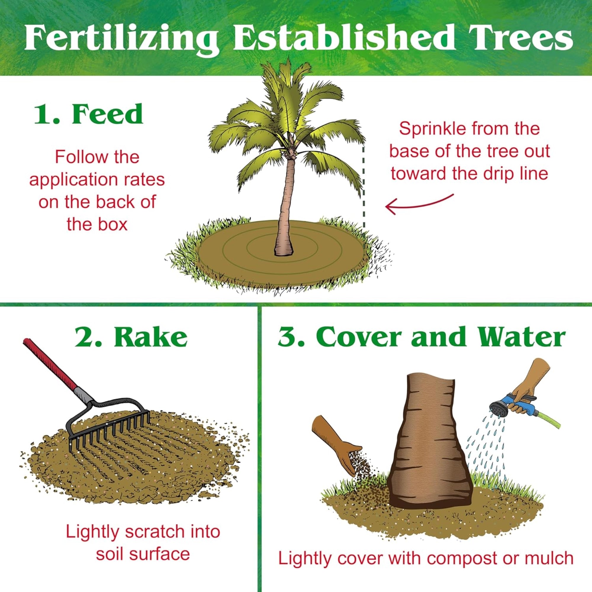 Down to Earth Organic Palm Tree 6-2-8 All Natural Fertilizer, 5lbs