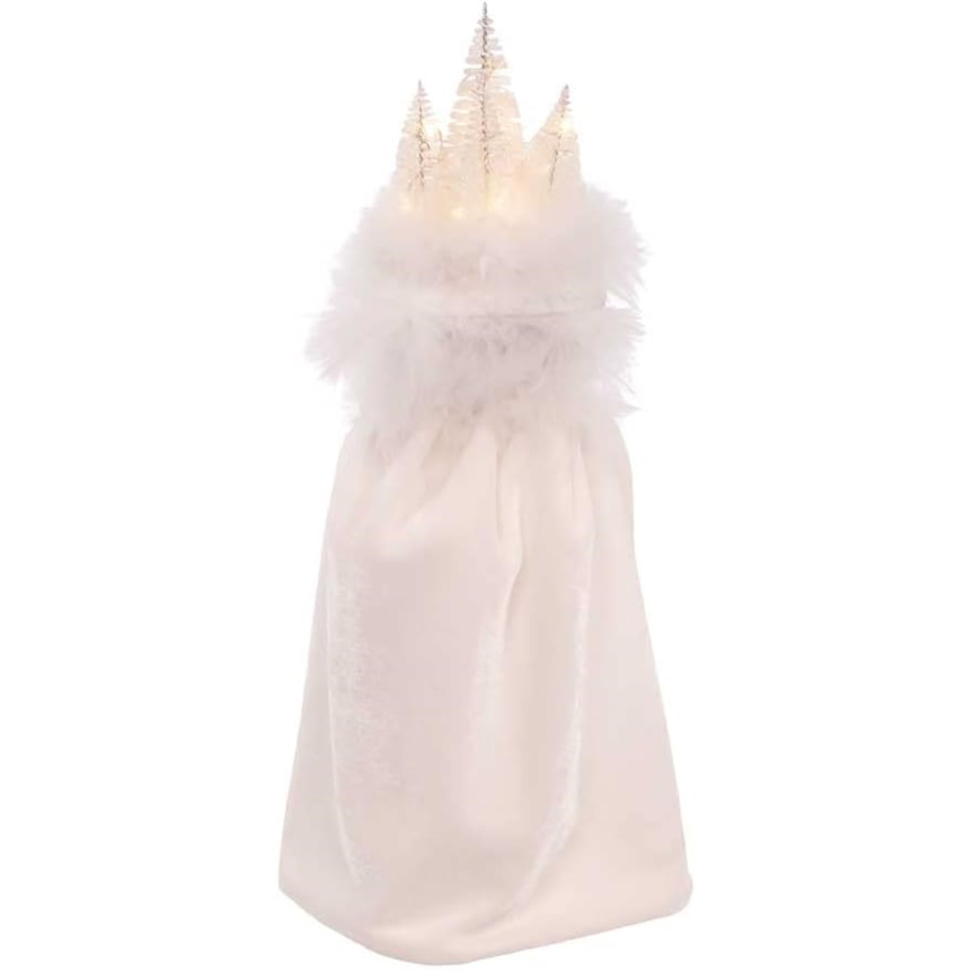 Kurt Adler Hollywood Wooden Nutcracker Collection, Battery Operated White Winter LED Hat, 15"