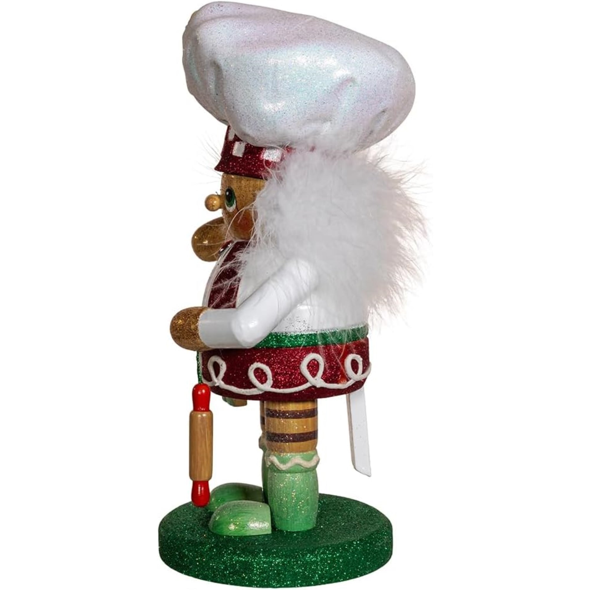 Kurt Adler Hollywood Wooden Nutcracker Collection, Gingerbread Baker Boy, 10"