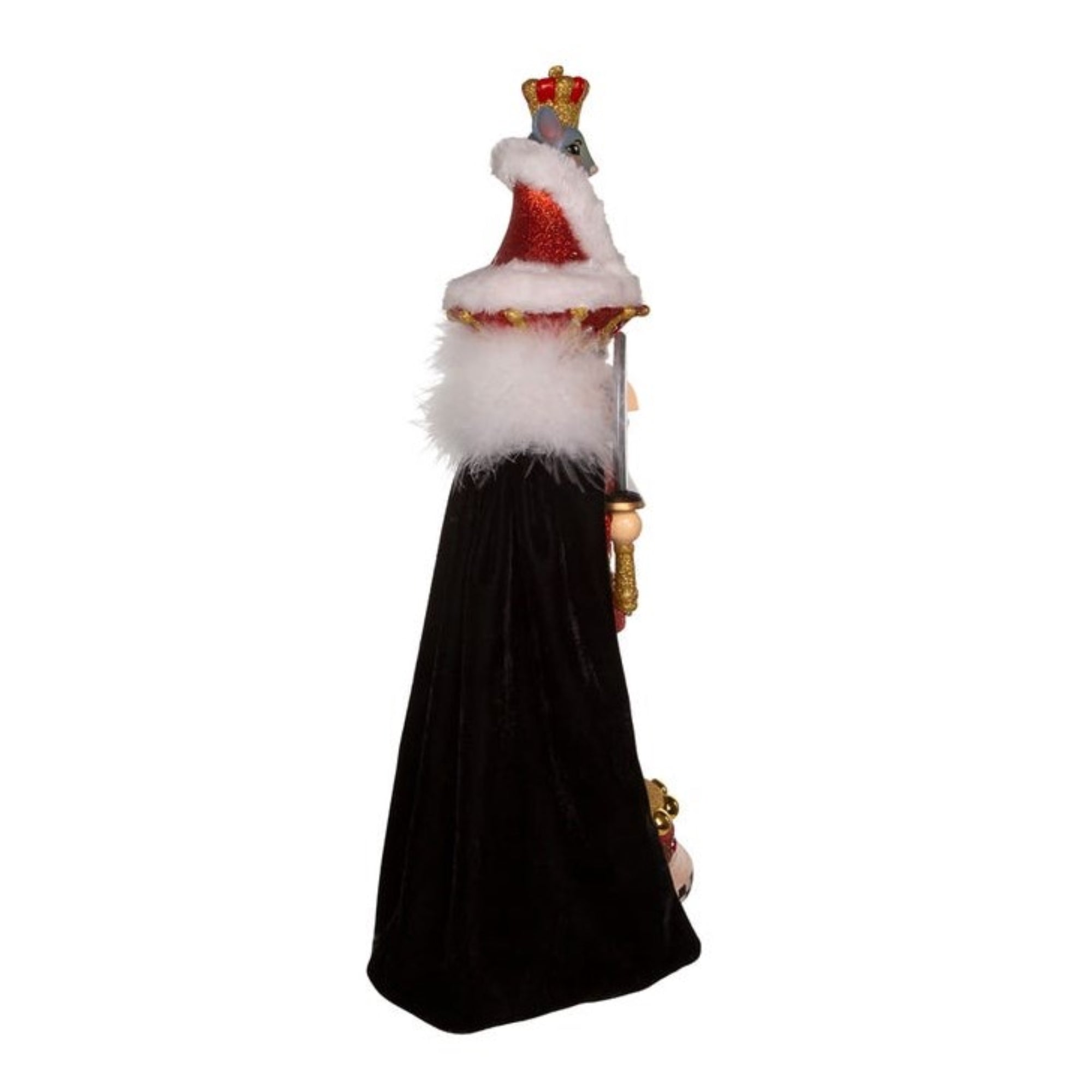 Kurt Adler Hollywood Wooden Nutcracker Collection, Nutcracker Suite Mouse King, 18"
