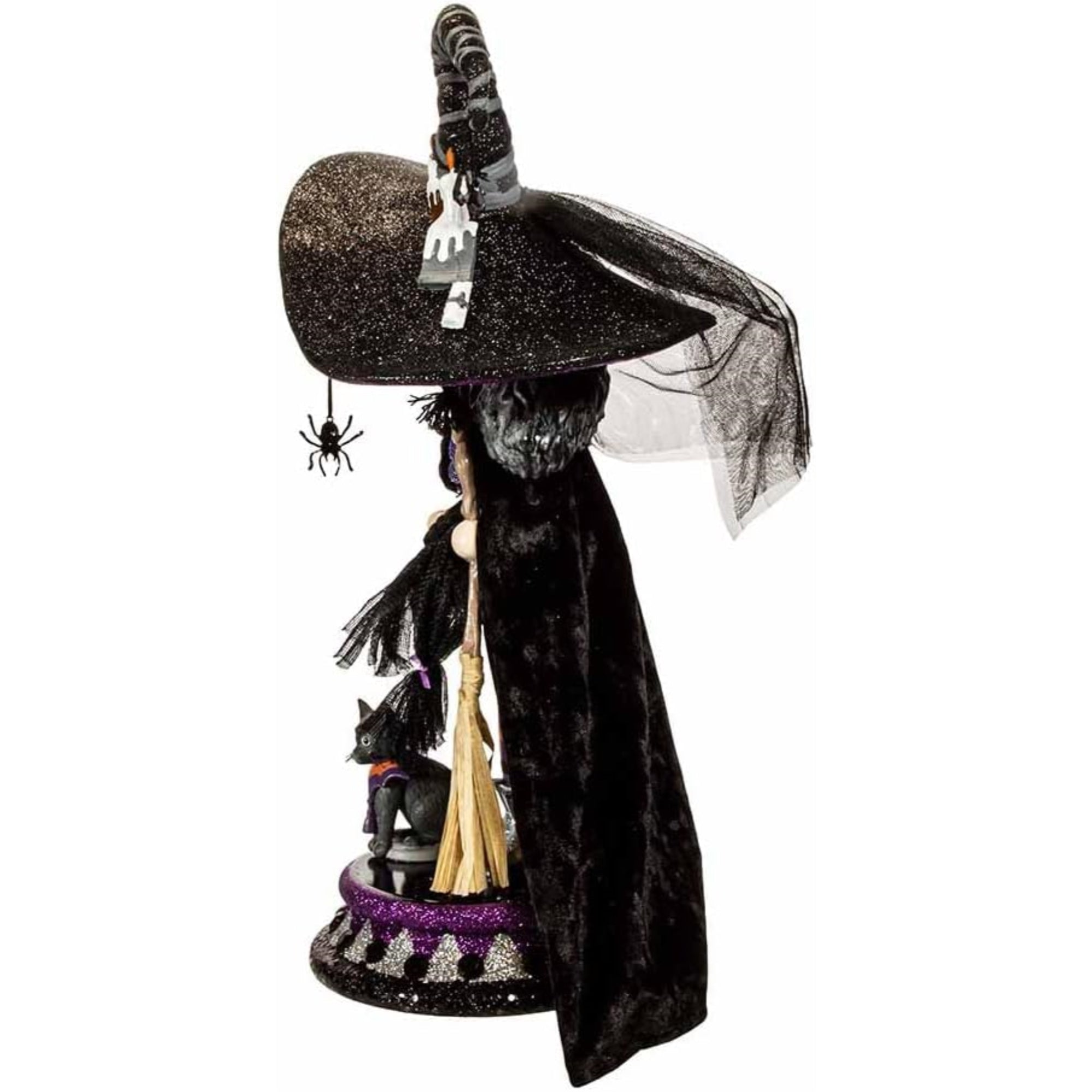 Kurt Adler Hollywood Wooden Nutcracker Collection, Witch, 17"