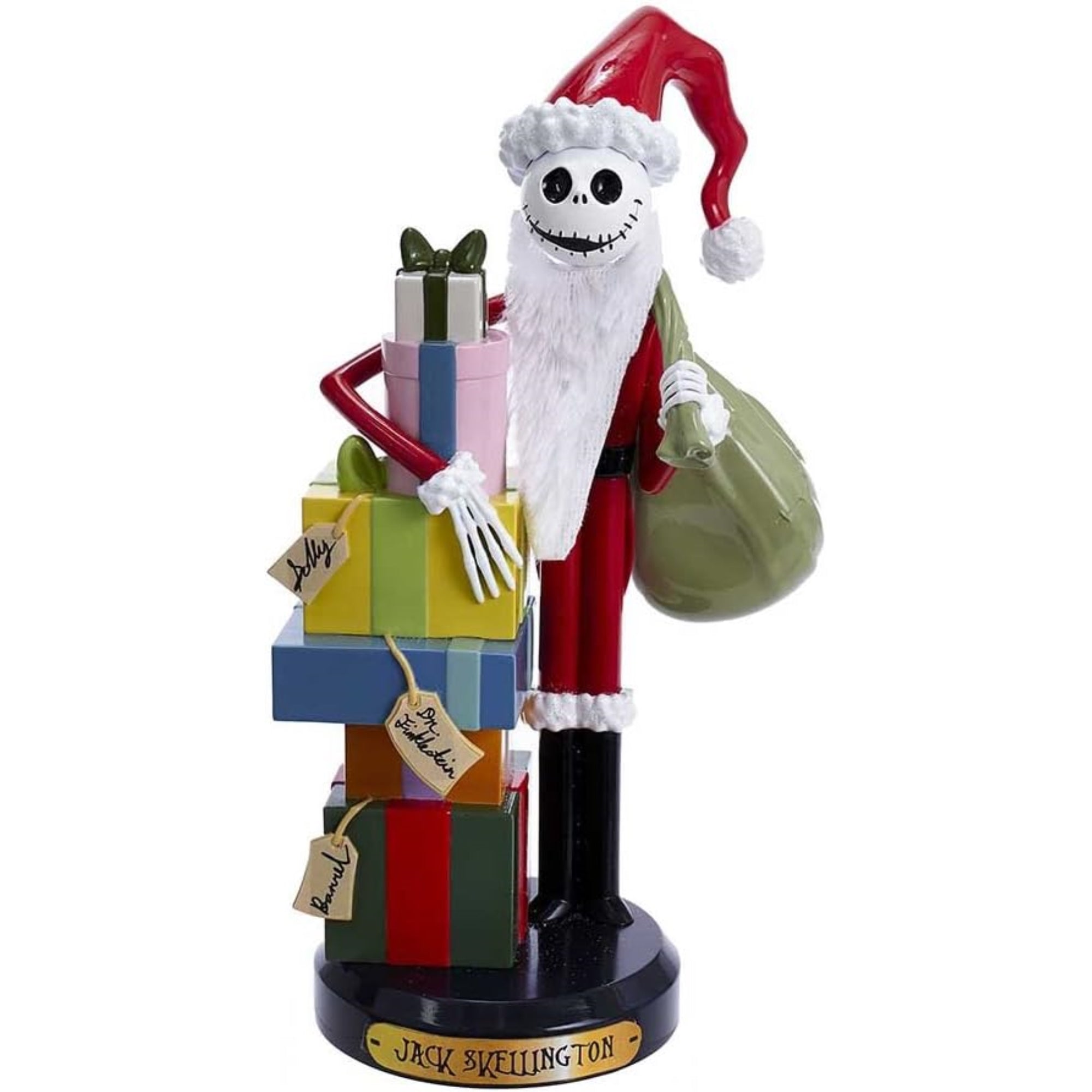 Kurt Adler Wooden Nutcrackers, Nightmare Before Christmas Jack Skellington, 10"