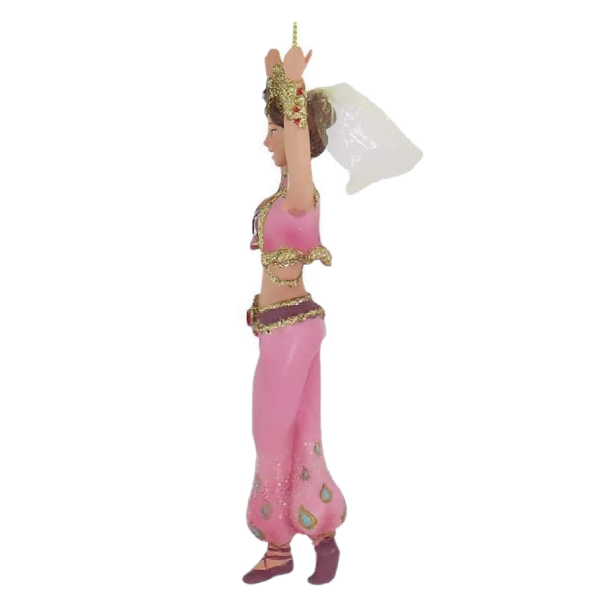 Kurt Adler Resin Ornament for Christmas Tree, Arabian Dancer
