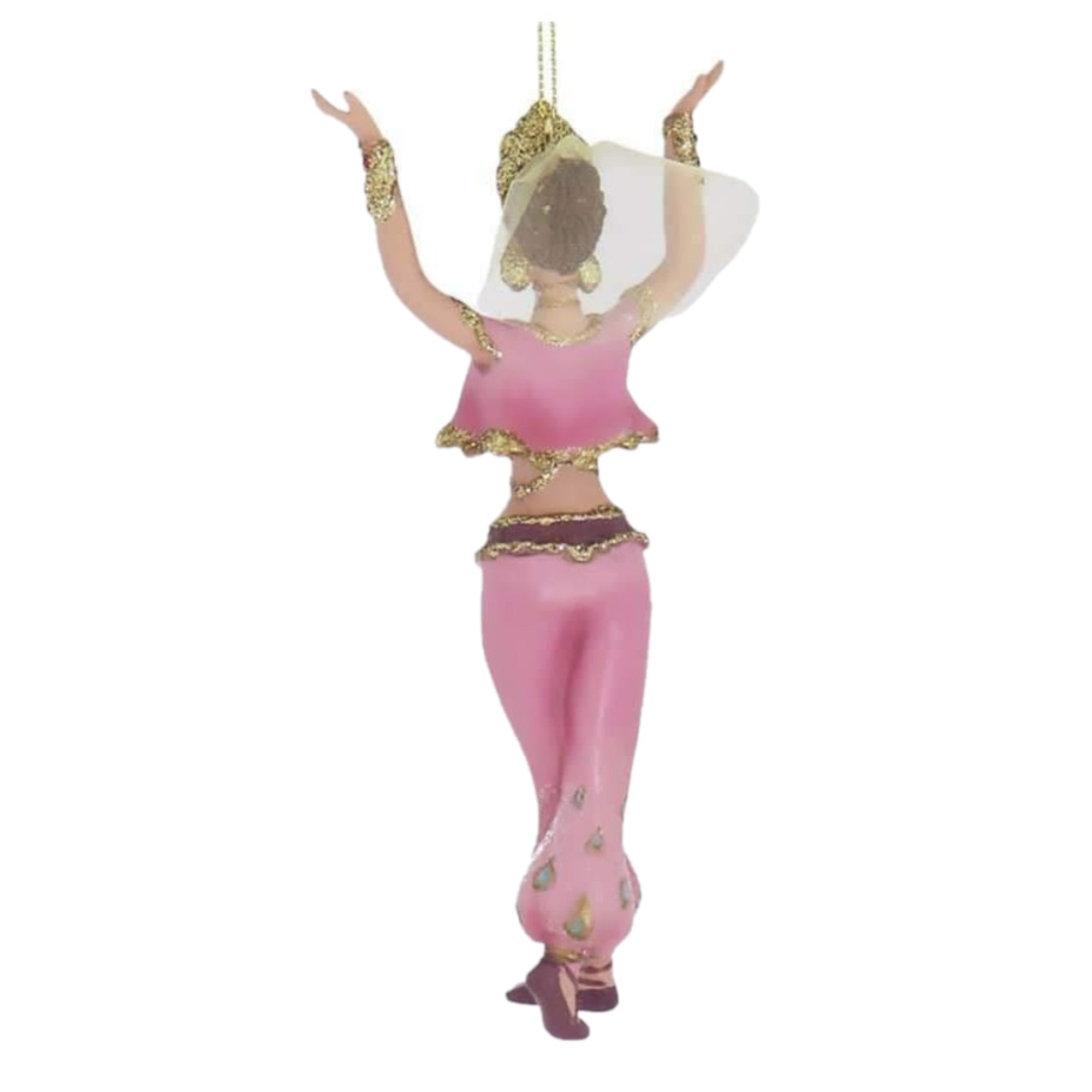 Kurt Adler Resin Ornament for Christmas Tree, Arabian Dancer