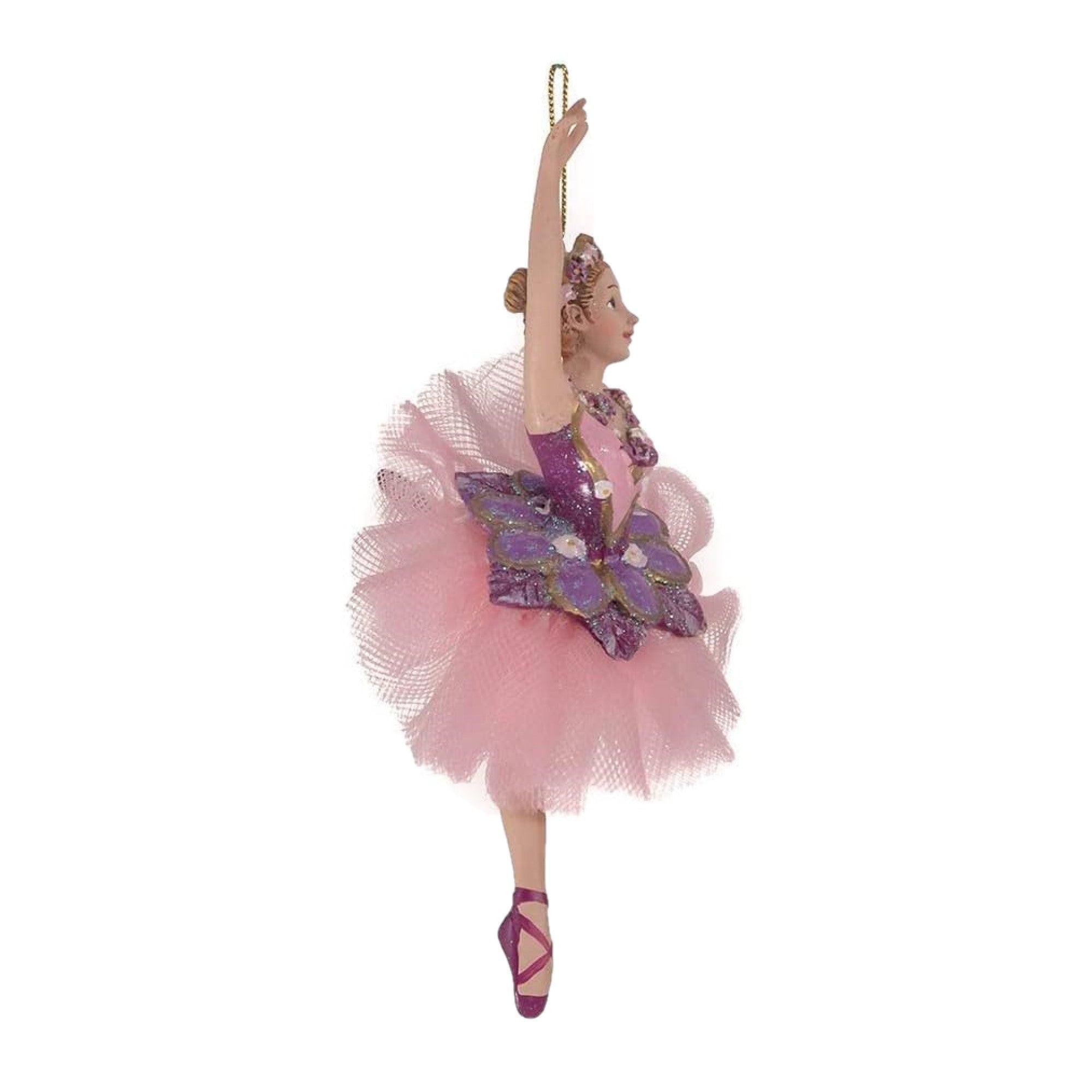Kurt Adler Resin Ornament for Christmas Tree, Sugar Plum Ballerina