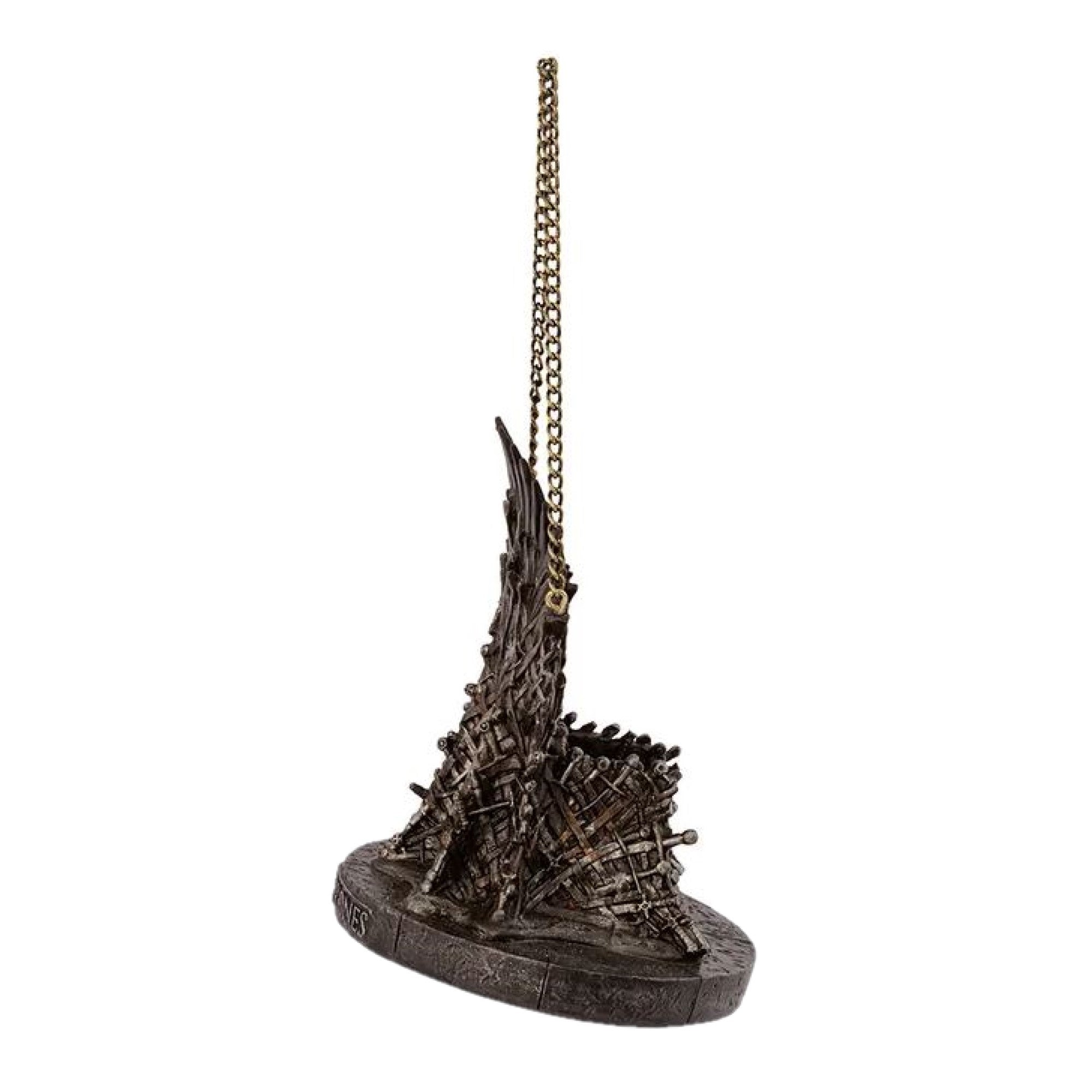 Kurt Adler Resin Ornament for Christmas Tree, Game of Thrones Iron Throne