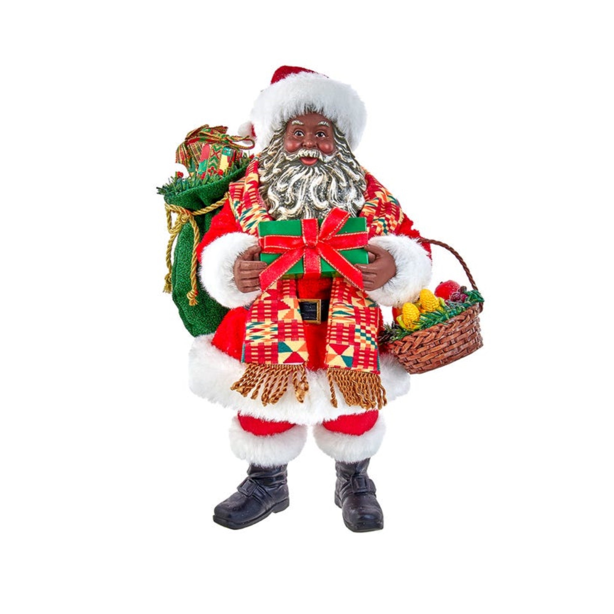 Kurt Adler Fabriché™ African American Santa, 12"