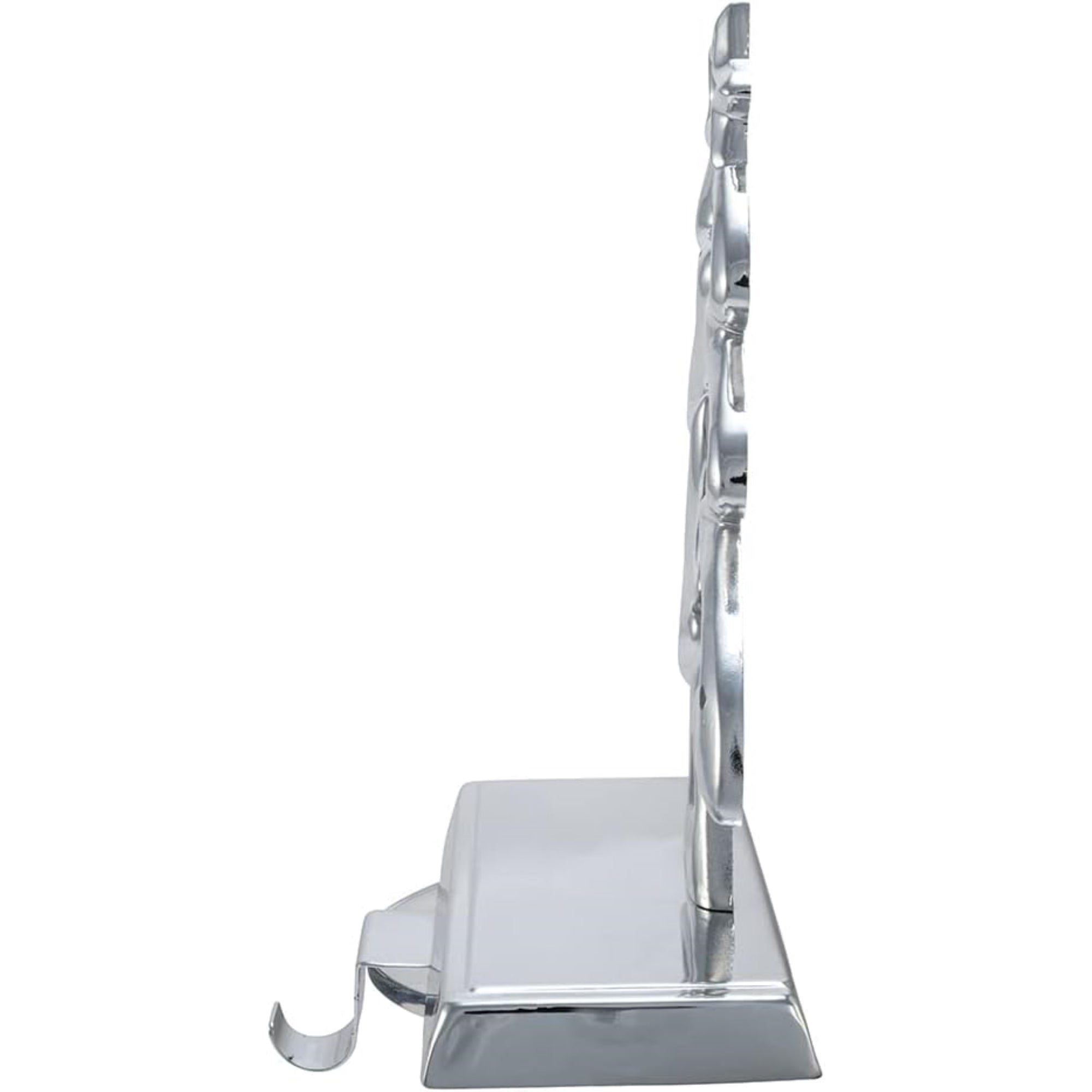 Kurt Adler Christmas Stocking Holder, Silver Christmas Tree, 7.5"