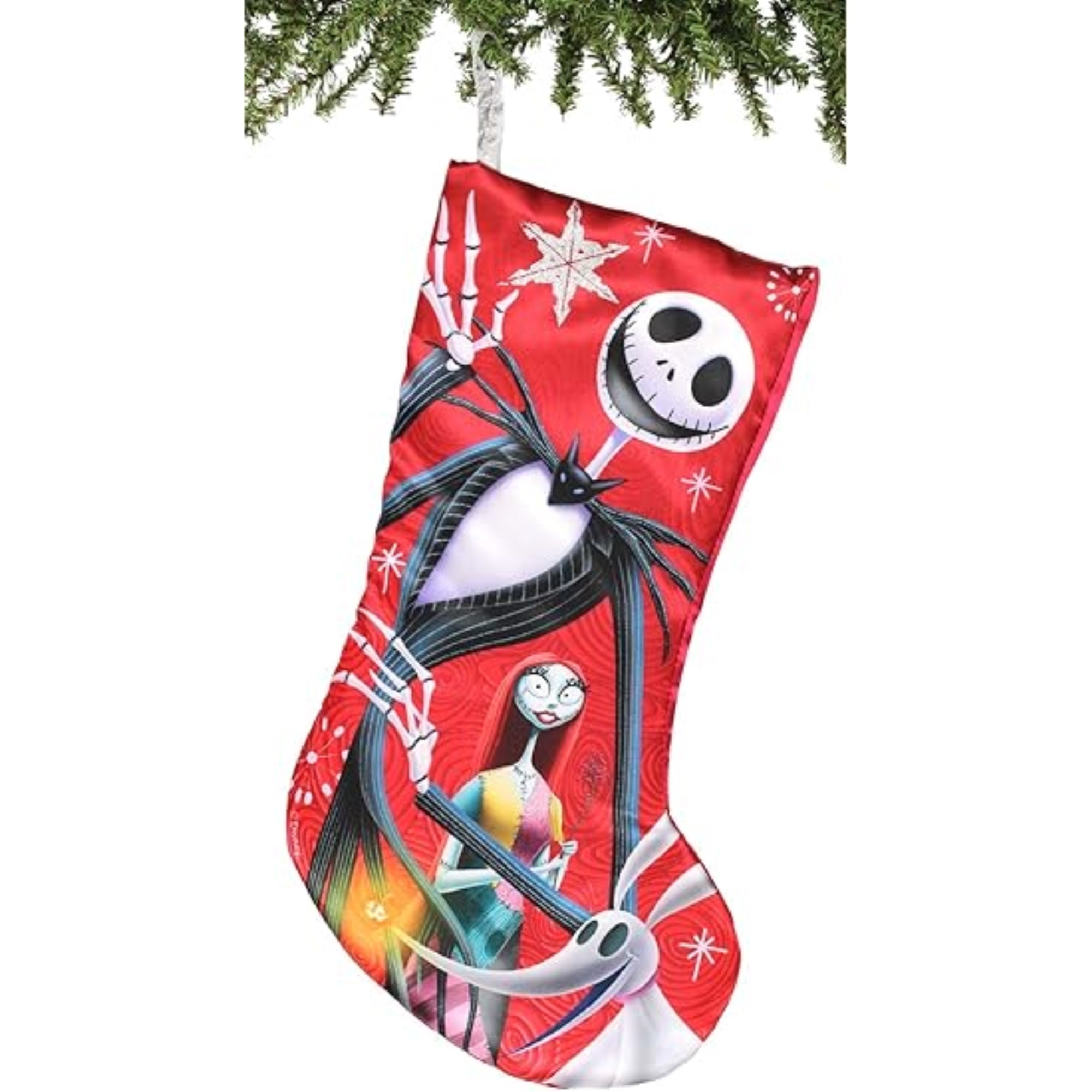 Kurt Adler Christmas Stocking, The Nightmare Before Christmas Jack and Sally, 19"