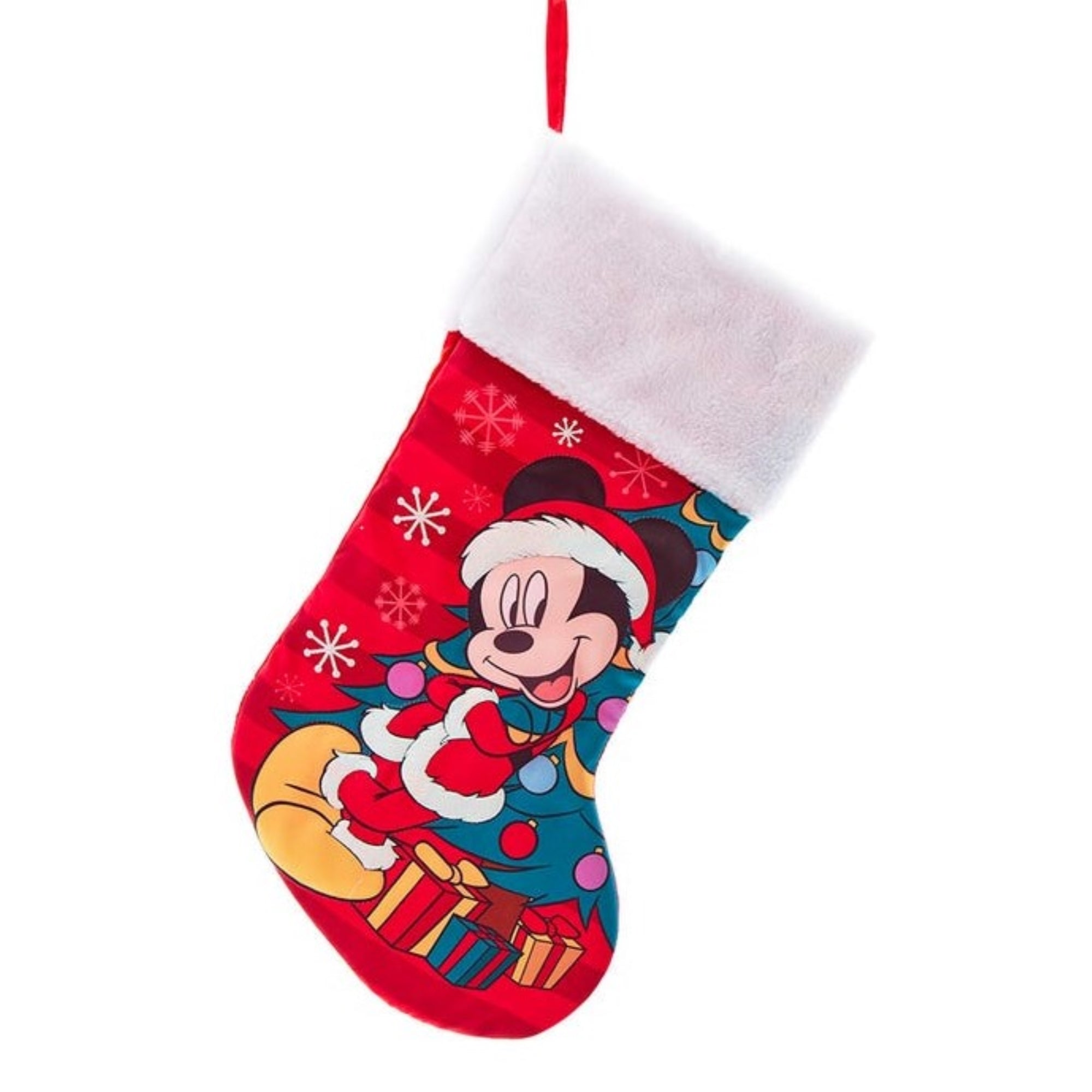 Kurt Adler Christmas Stocking, Mickey Mouse with Tree, 19"