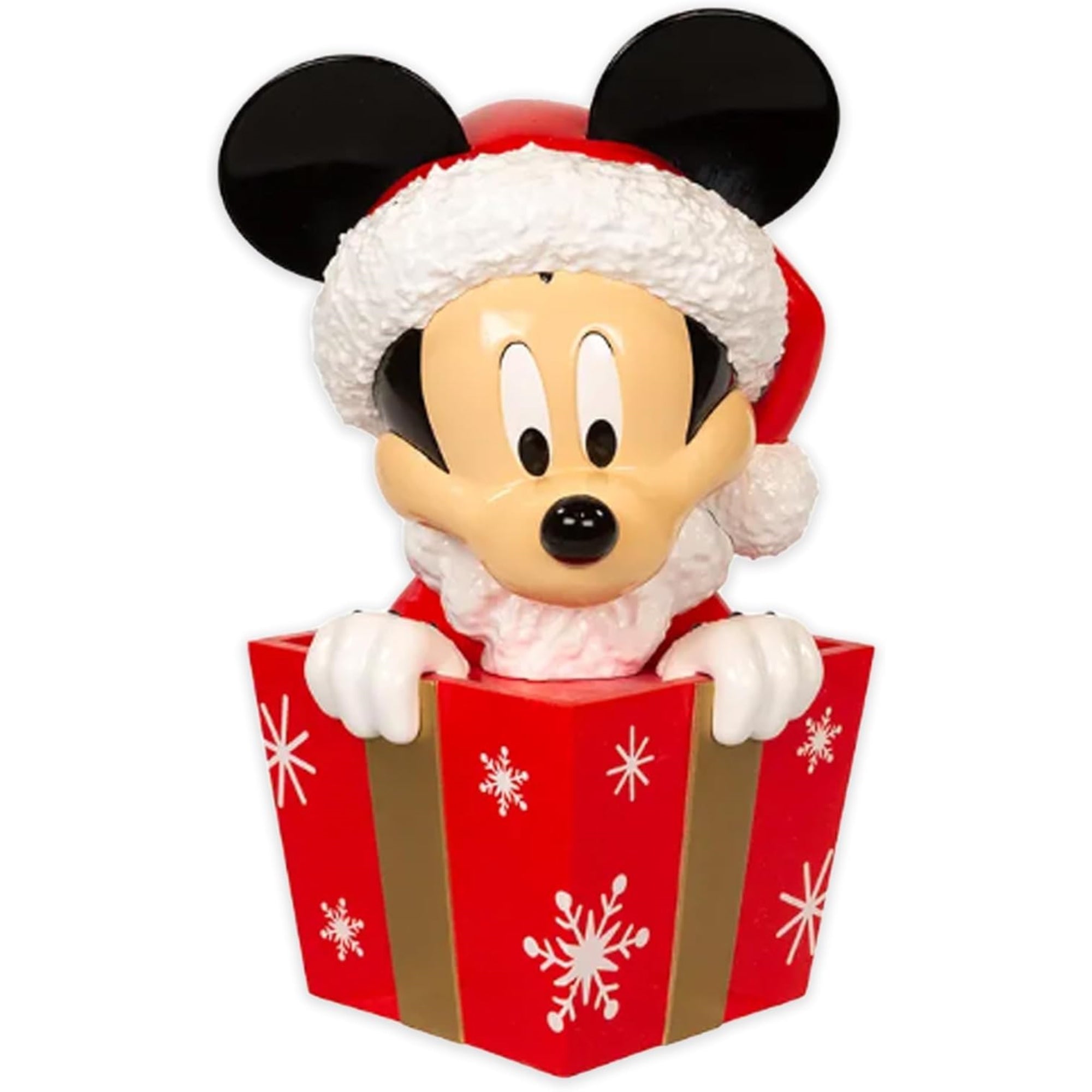 Kurt Adler Unlit Treetop Disney Mickey in a Present - Thumbnail 2