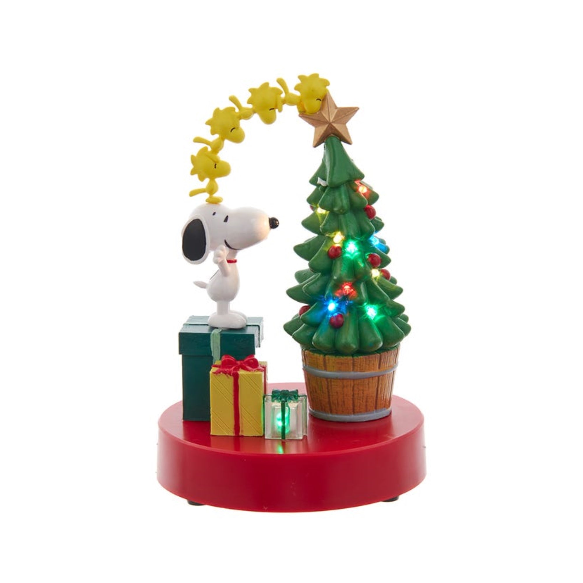 Kurt Adler Battery Operated Peanuts© Musical Light-Up Table Piece
