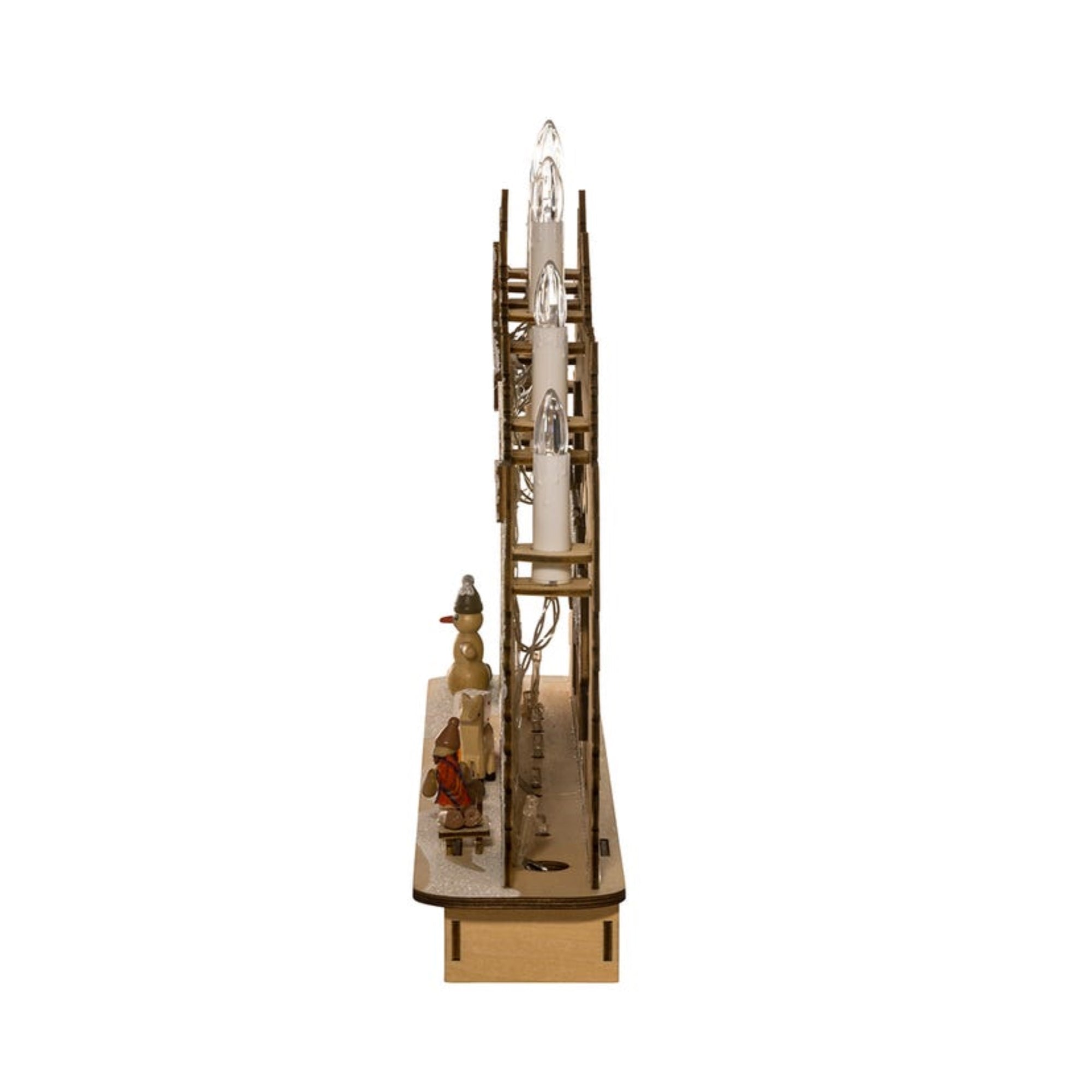 Kurt Adler Battery-Operated Lighted LED Wooden Village House Table Decoration, 17.5"