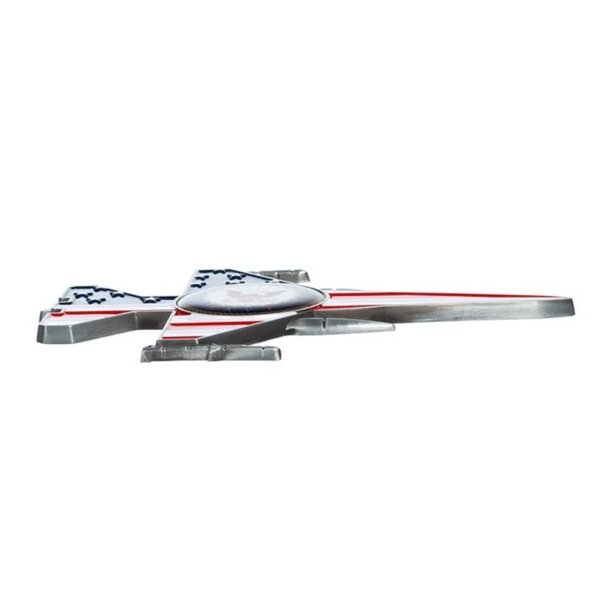 Kurt Adler Metal with Enamel Ornament for Christmas Tree, U.S. Navy Jet, 4.5"