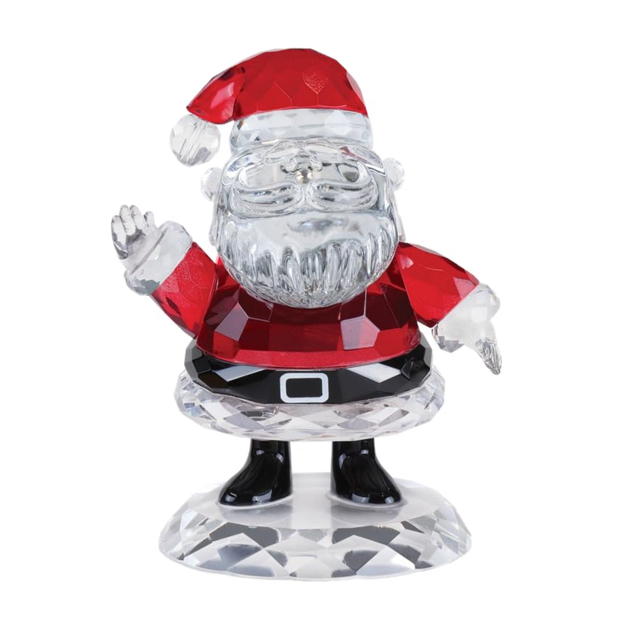 Old World Christmas Crystal Figurine for Holiday Decor, Santa Claus