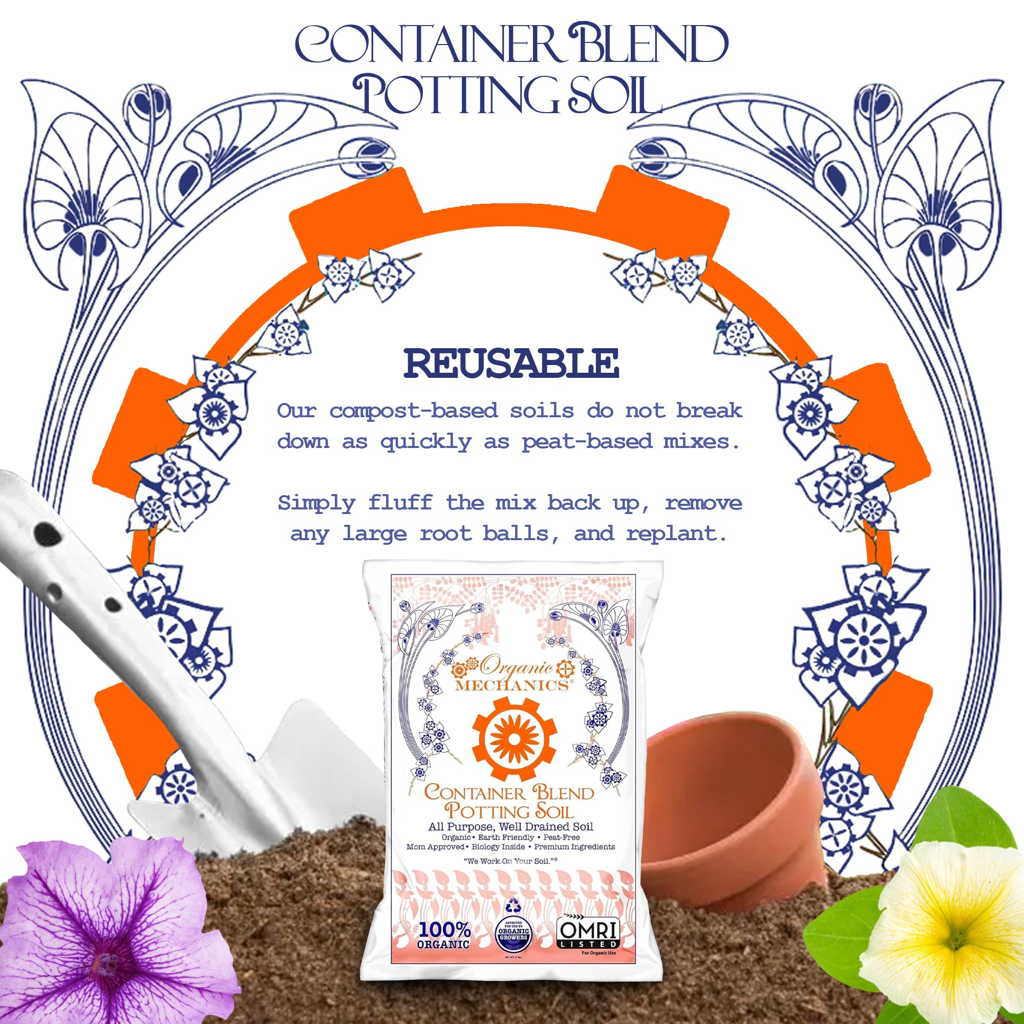 Organic Mechanics All Purpose Container Blend Potting Soil