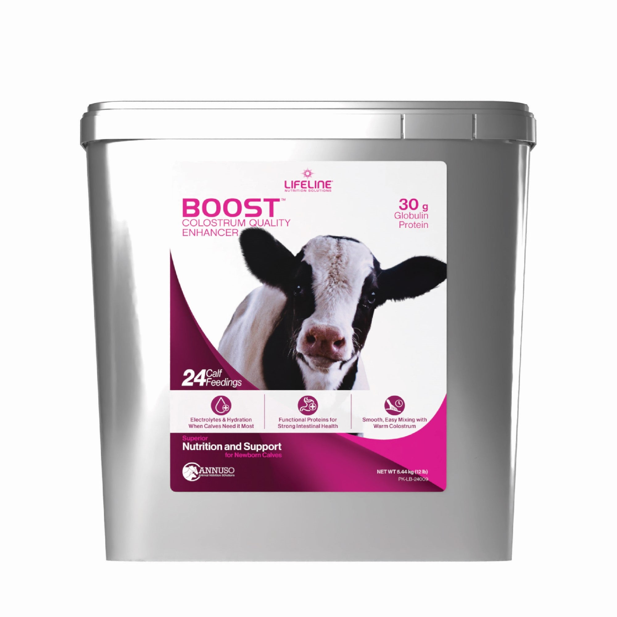 ANNUSO LIFELINE Boost Maternal Colostrum Booster for Calves, 12lb Pail