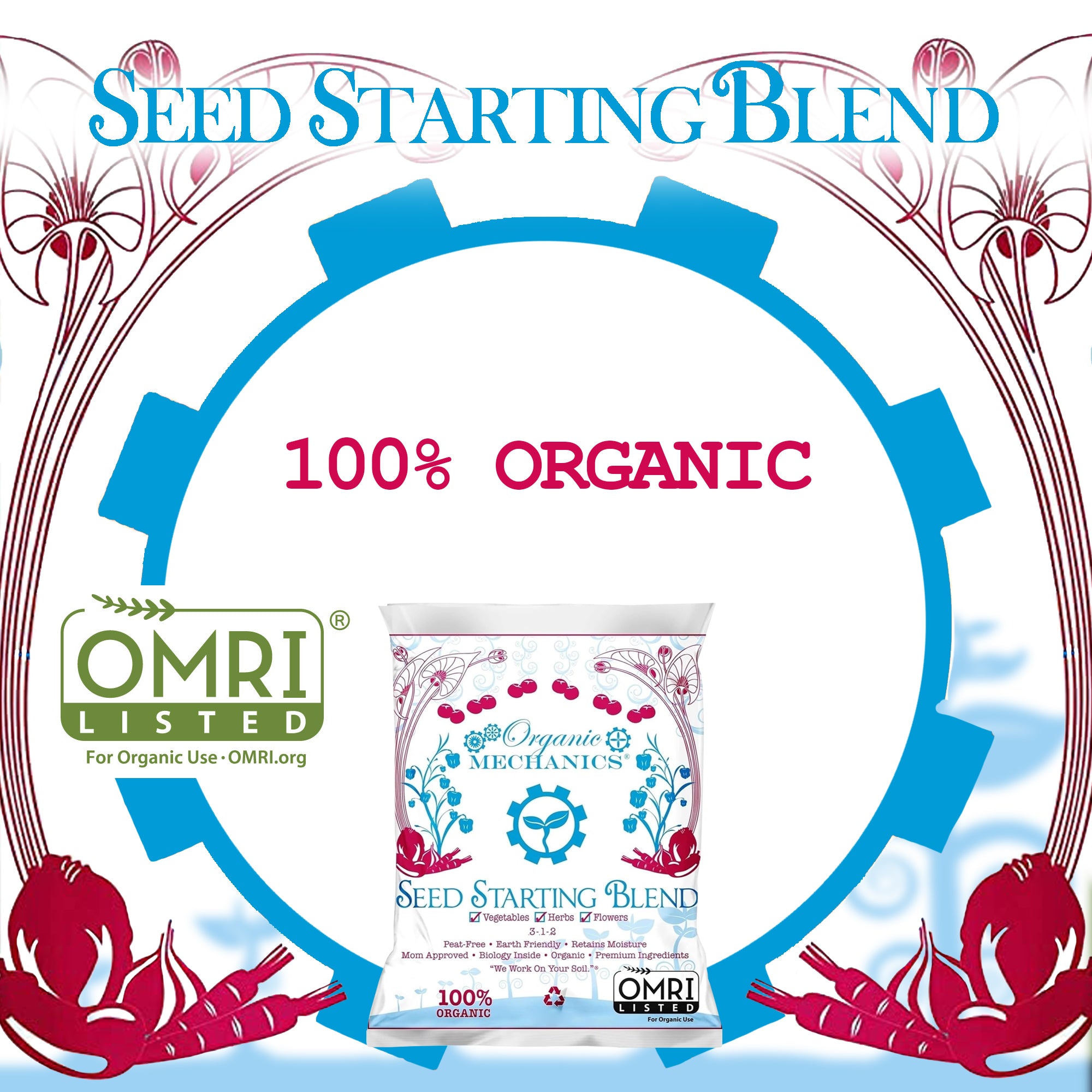 Organic Mechanics Seed Starting Blend Potting Soil