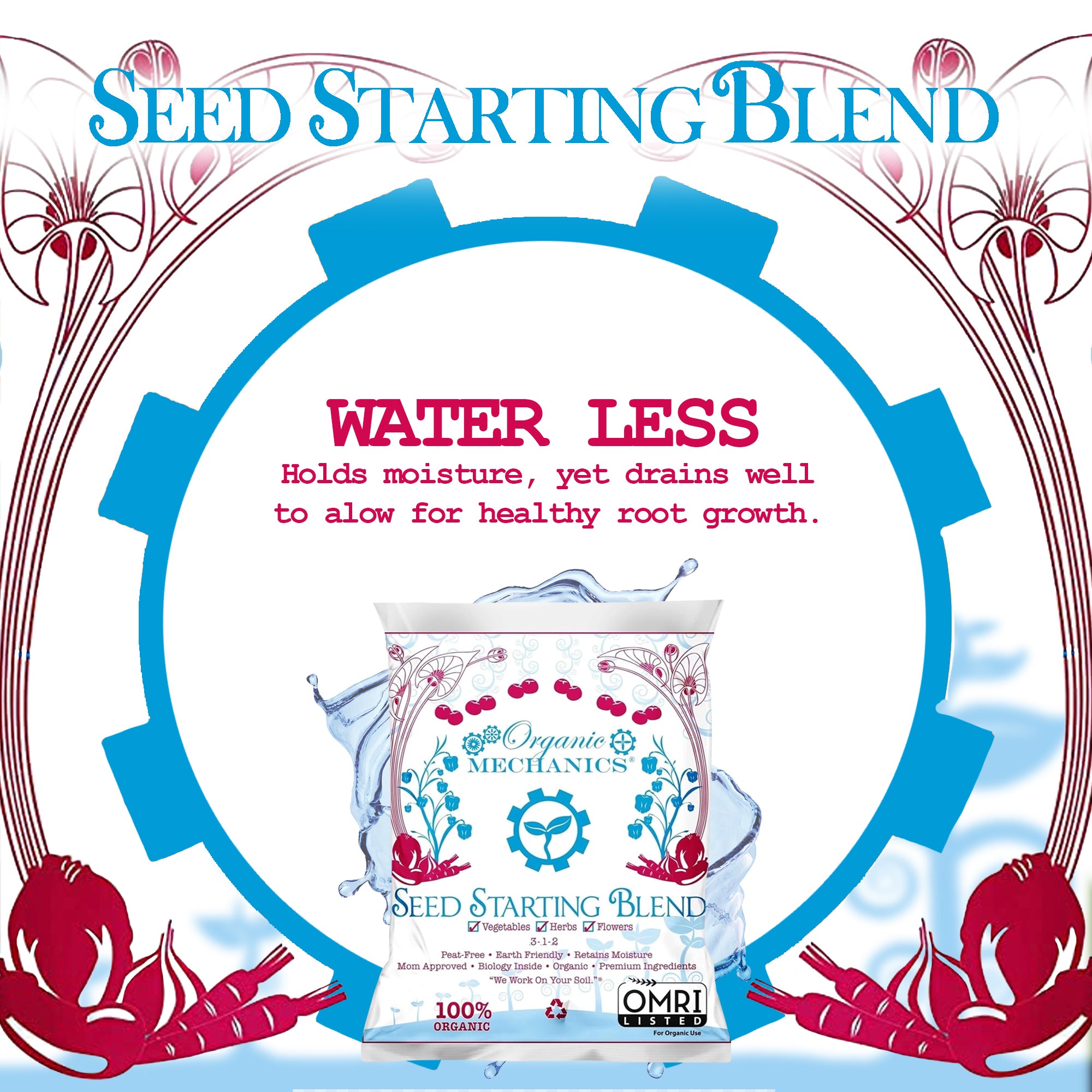 Organic Mechanics Seed Starting Blend Potting Soil