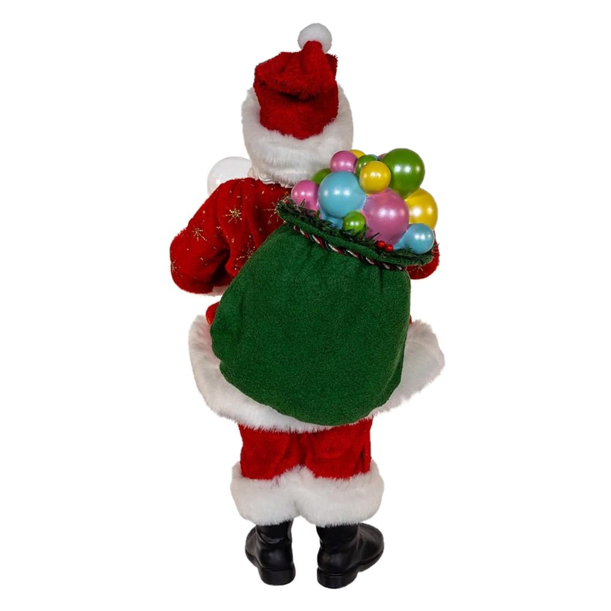 Kurt Adler Fabriche Christmas Figurine, Bubblegum Santa, 13.75in
