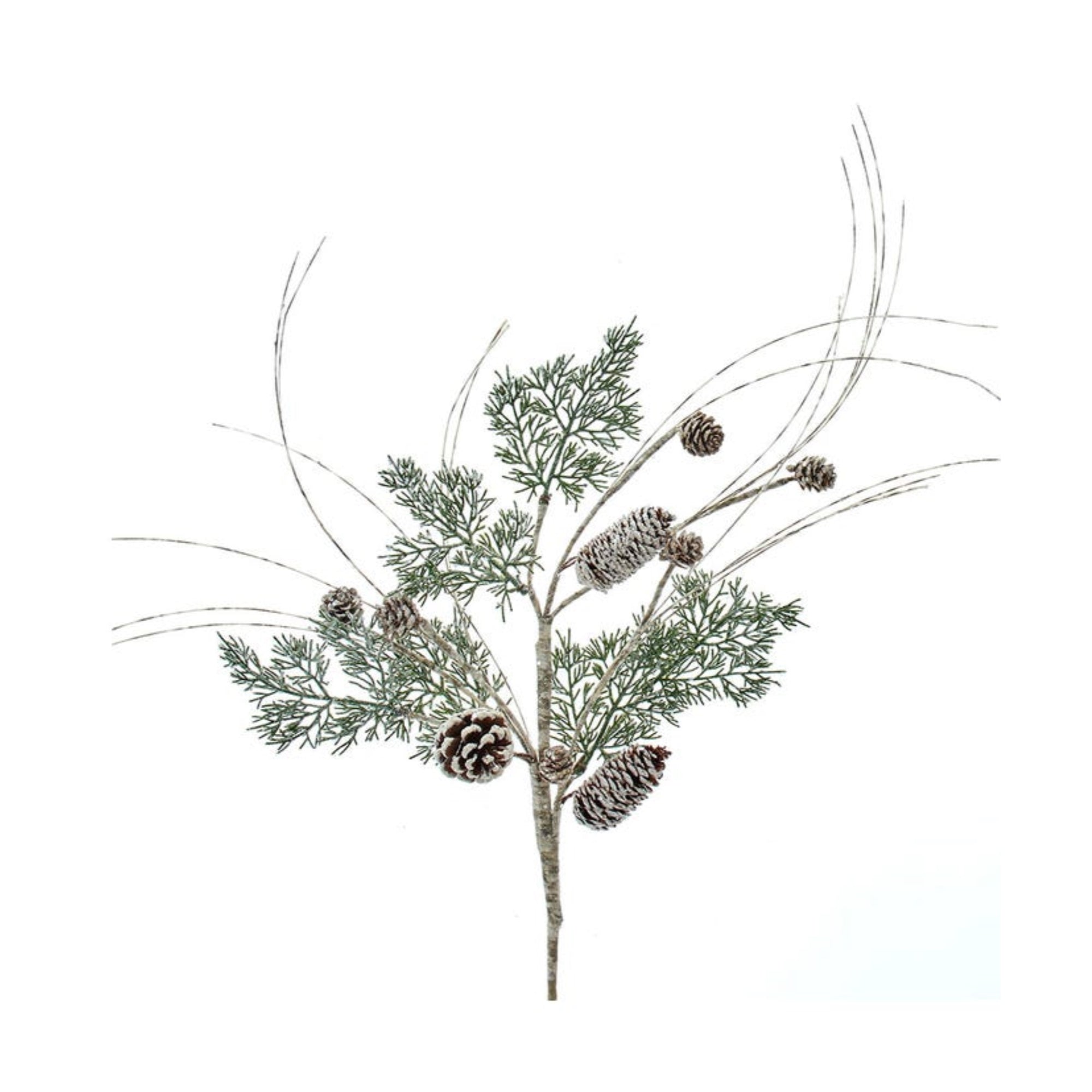Kurt Adler Cedar Pinecone Pick Decorative Holiday Accent, 25"