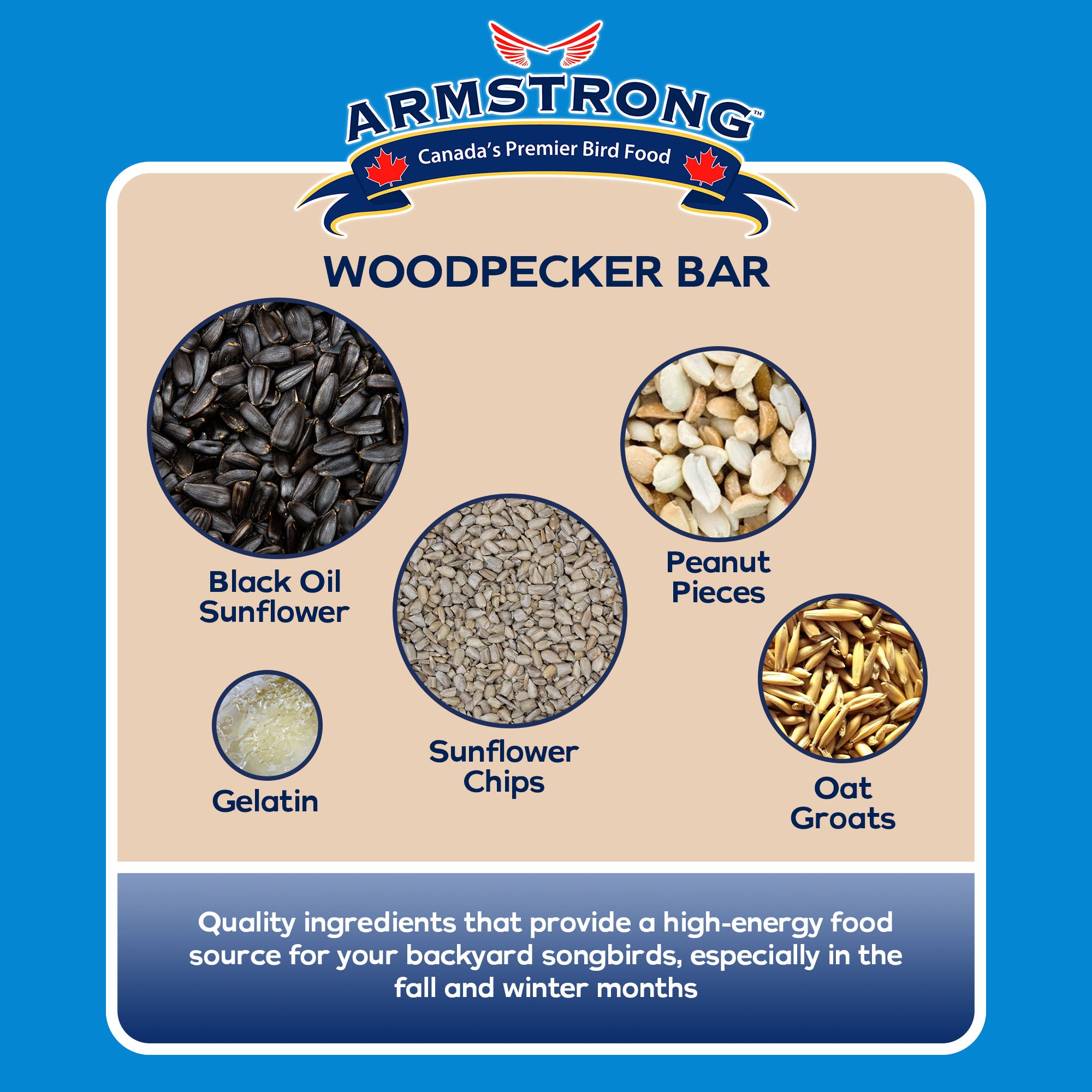 Armstrong Wild Bird Food Royal Jubilee Woodpecker Bar, 14oz