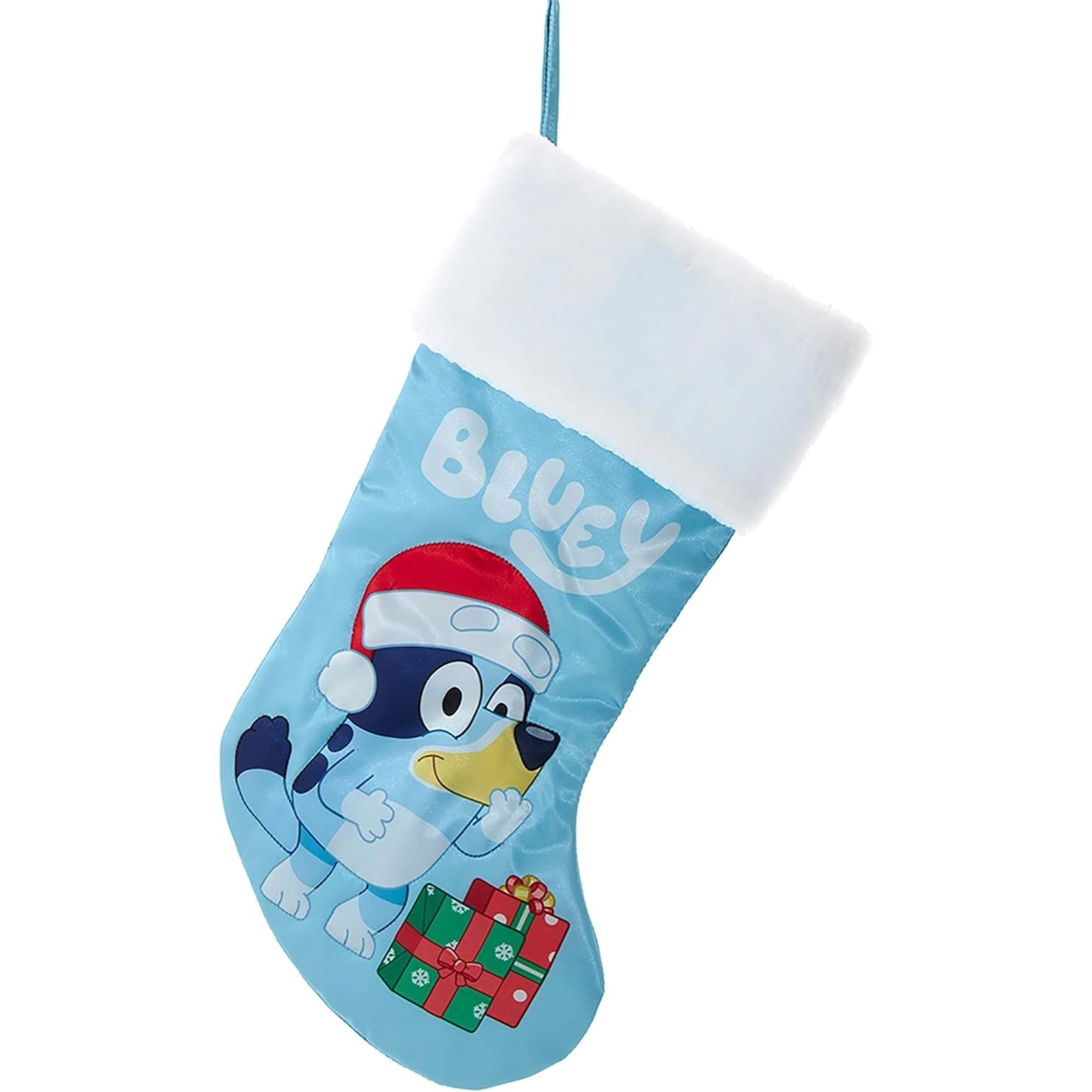 Kurt Adler Polyester Bluey Christmas Stocking, 19in