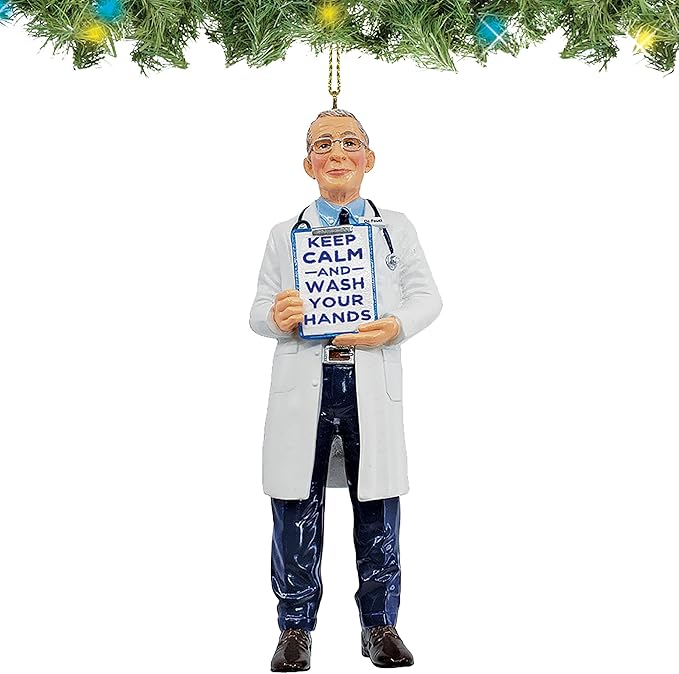 Kurt Adler Resin Ornament for Christmas Tree, Dr. Anthony Fauci