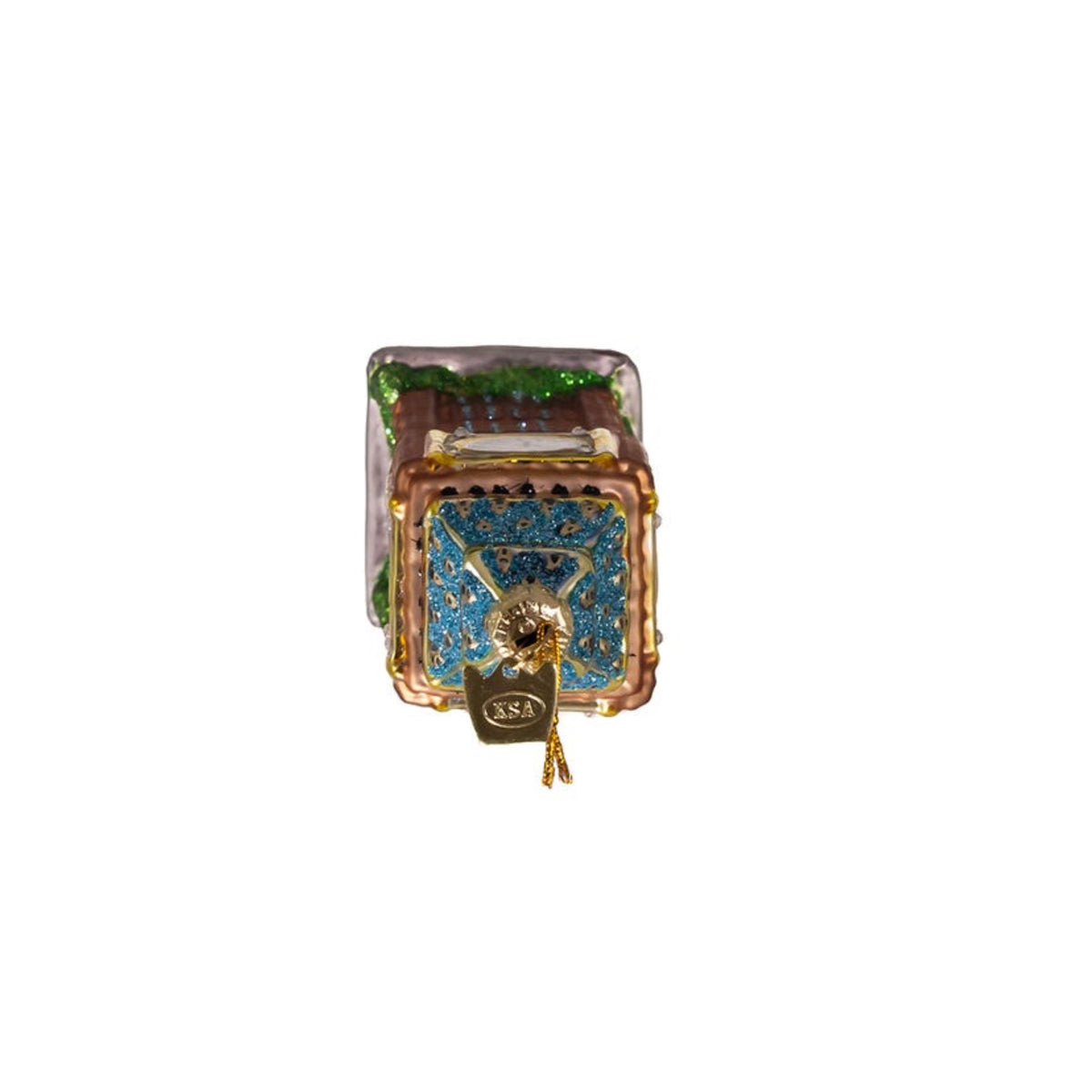 Kurt Adler Noble Gems Glass Ornament for Christmas Tree, Big Ben Clock Tower