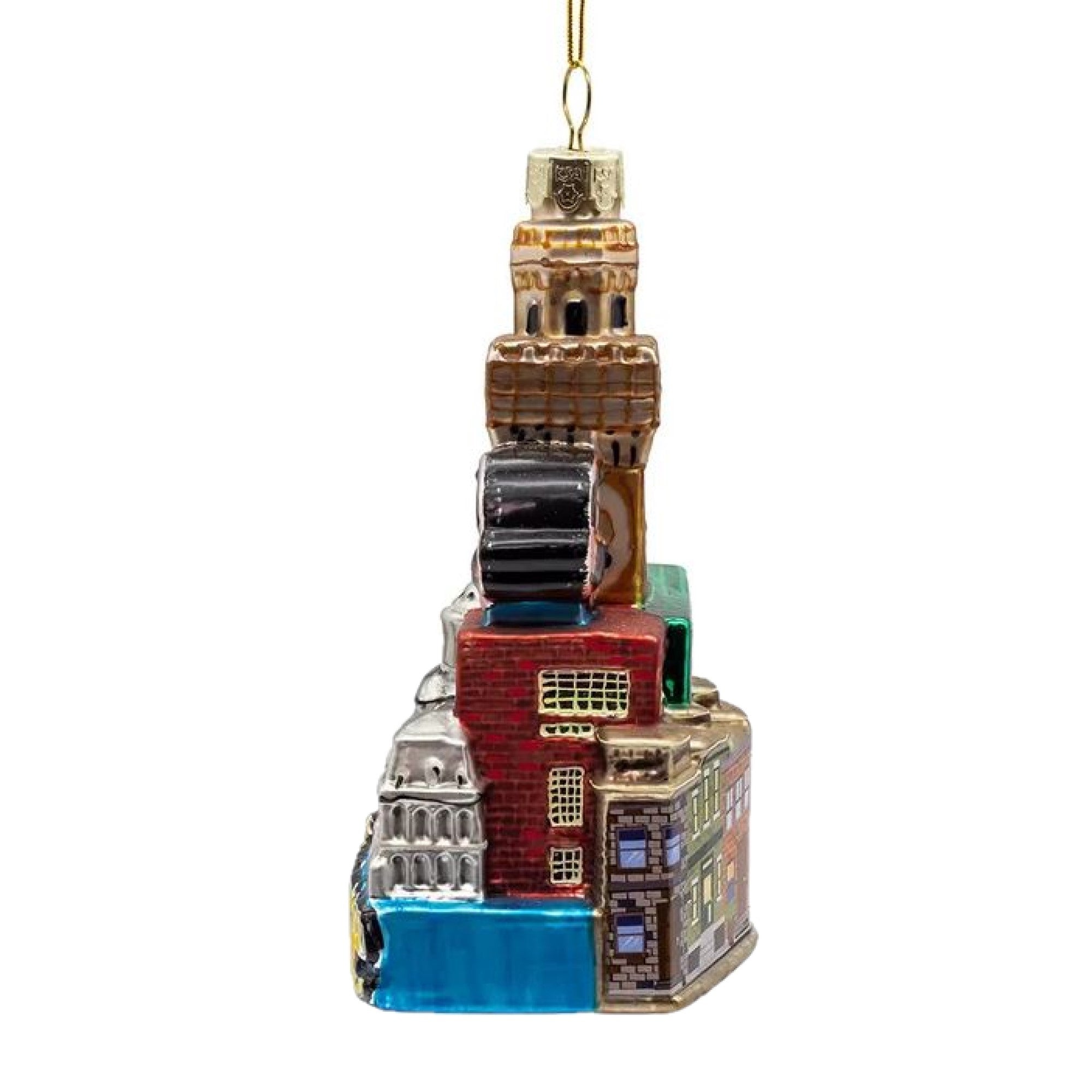 Kurt S. Adler C7561 Glass Baltimore Cityscape Ornament, 5.5