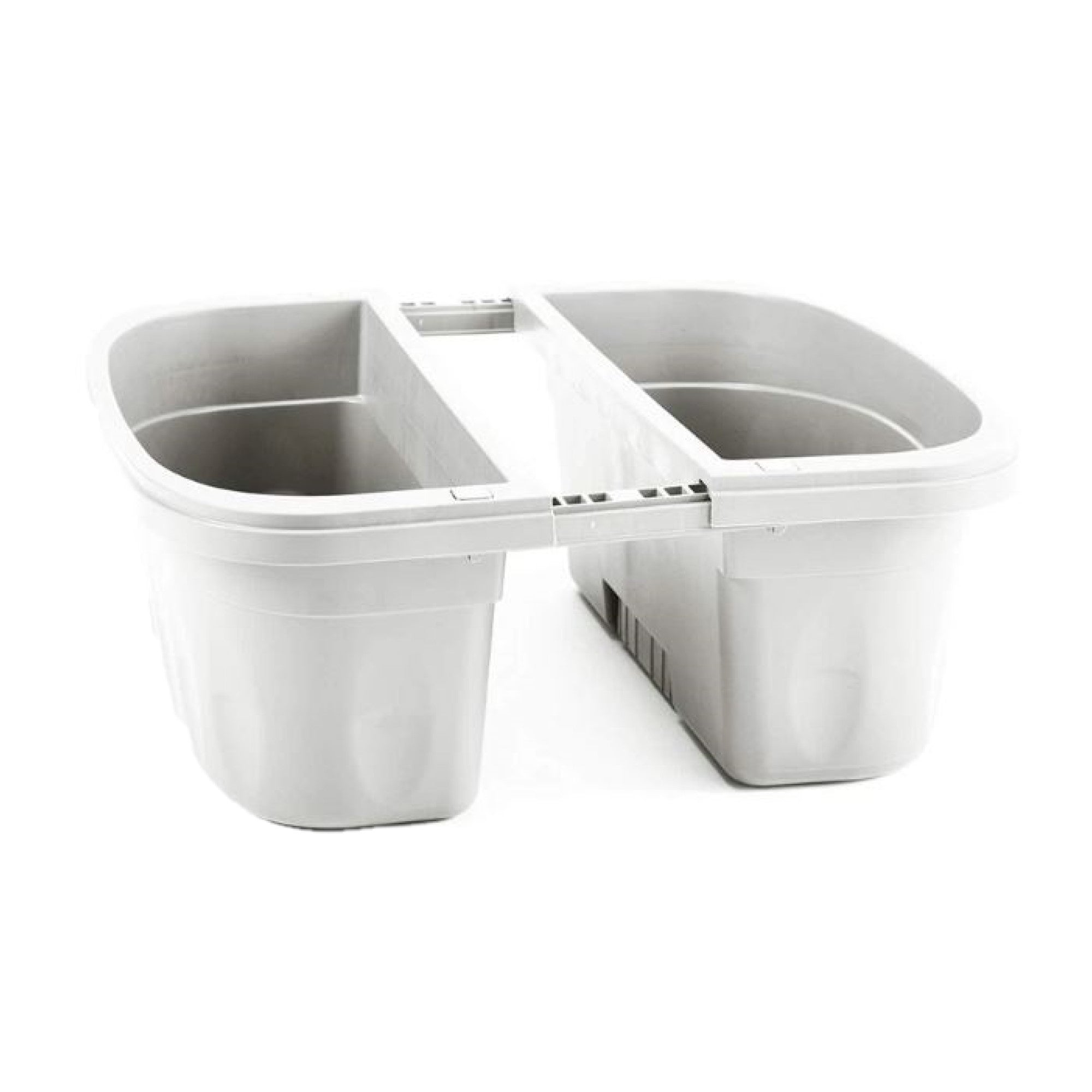 Apollo Self-Watering Dual-Sided Saddle Deck Rail Planter Box, 16in