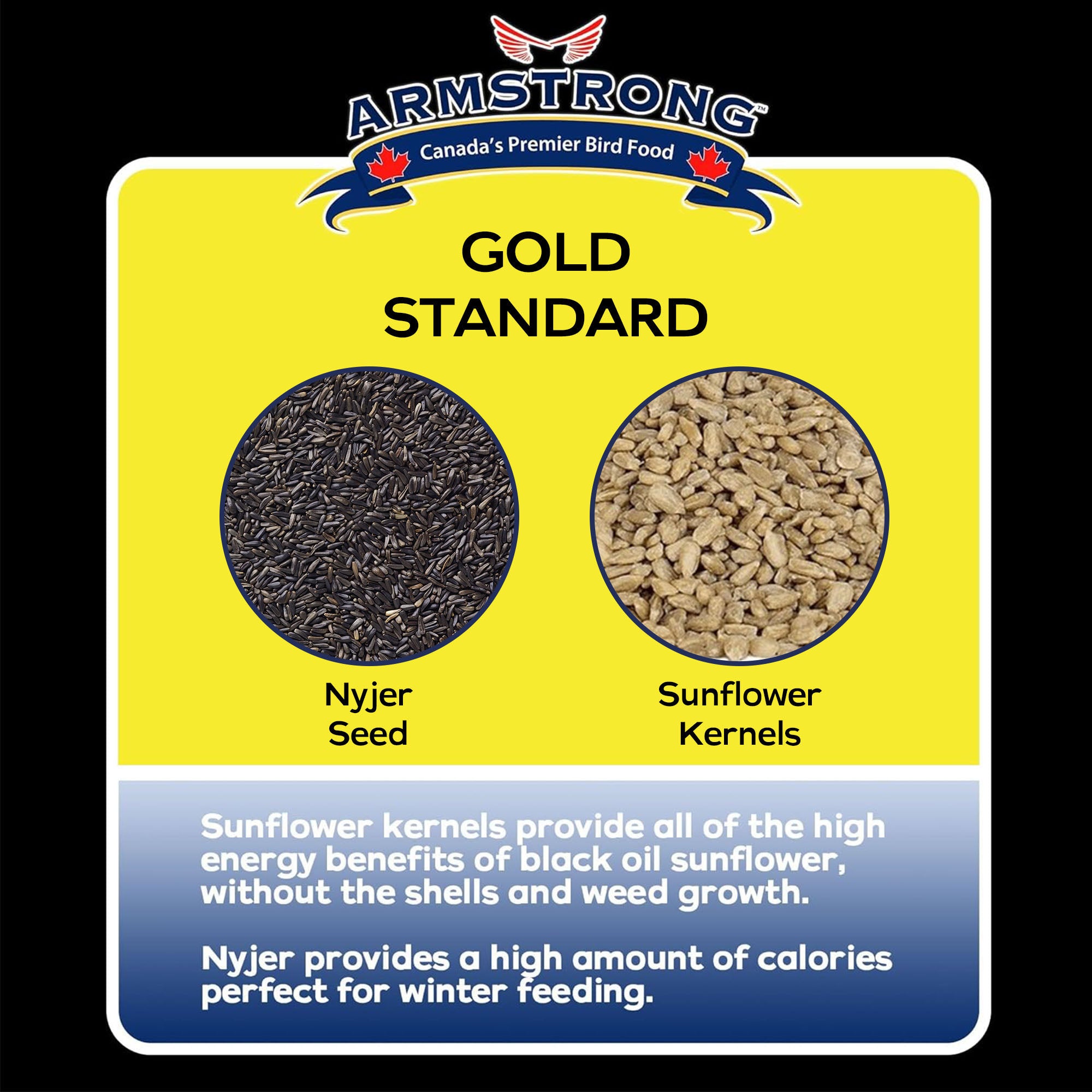 Armstrong Wild Bird Food Royal Jubilee Gold Standard Blend, 5lb Jug