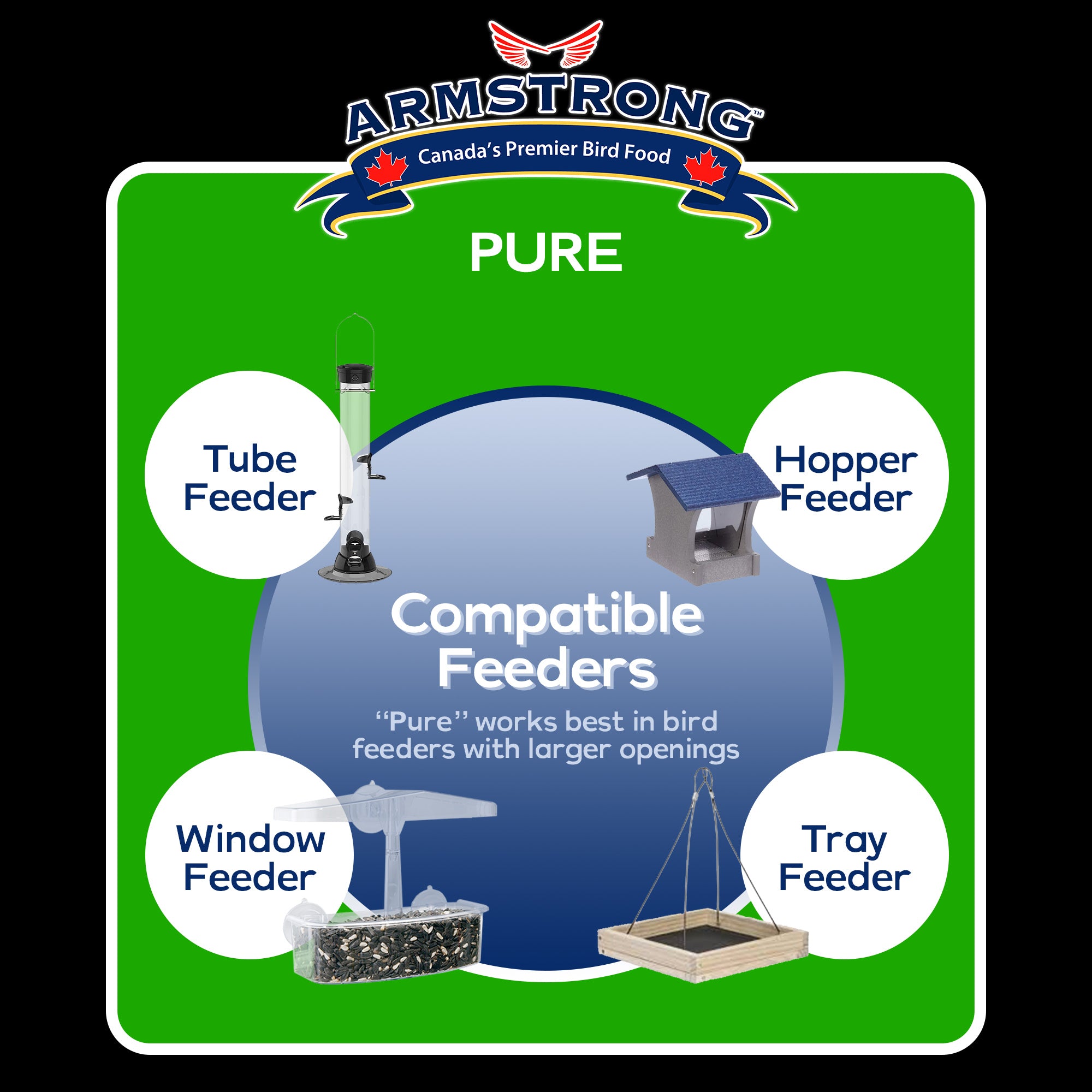 Armstrong Wild Bird Food Royal Jubilee Pure Blend, 5lb Jug