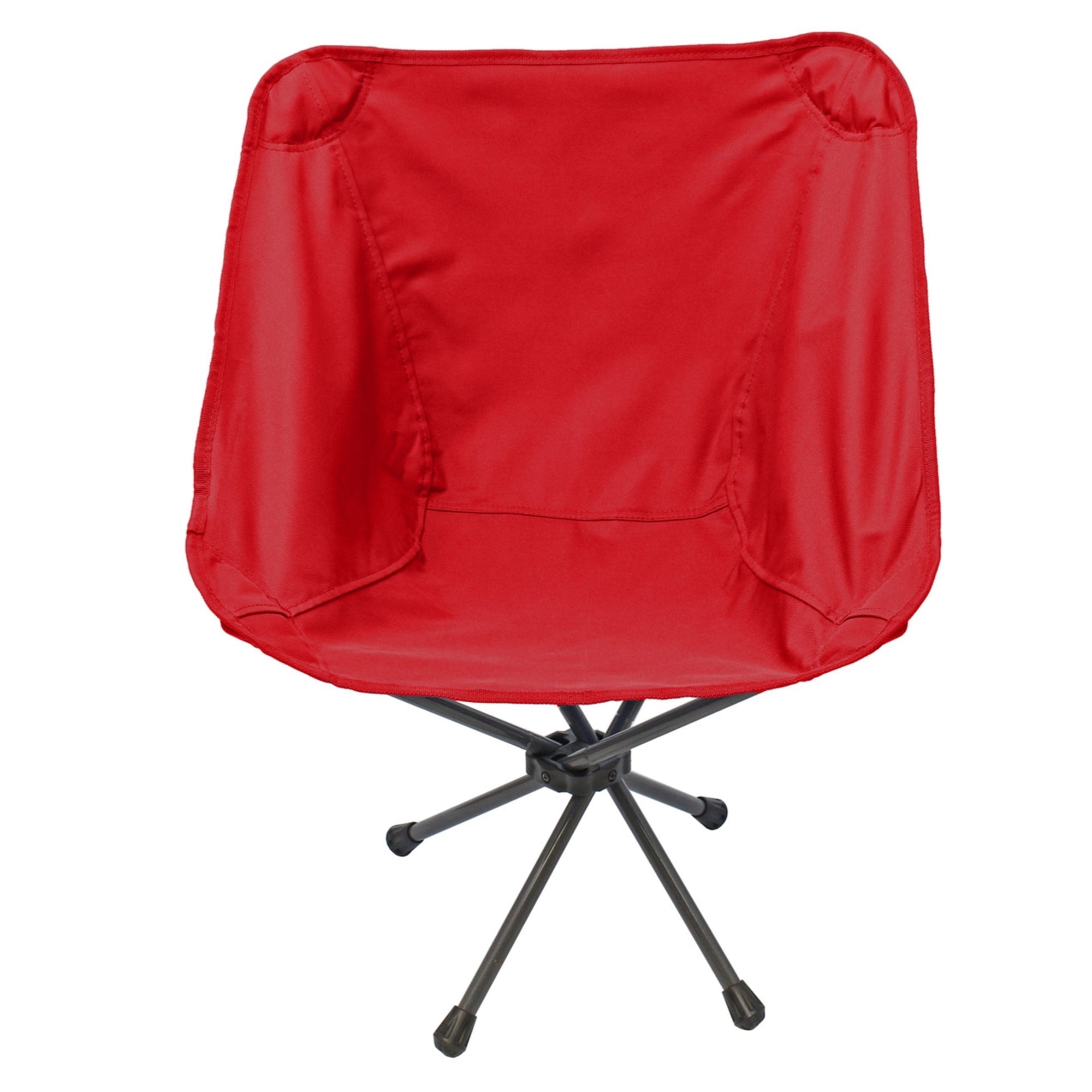 Four Seasons Courtyard Outdoor Steel Compact Folding Chair with Carry Bag