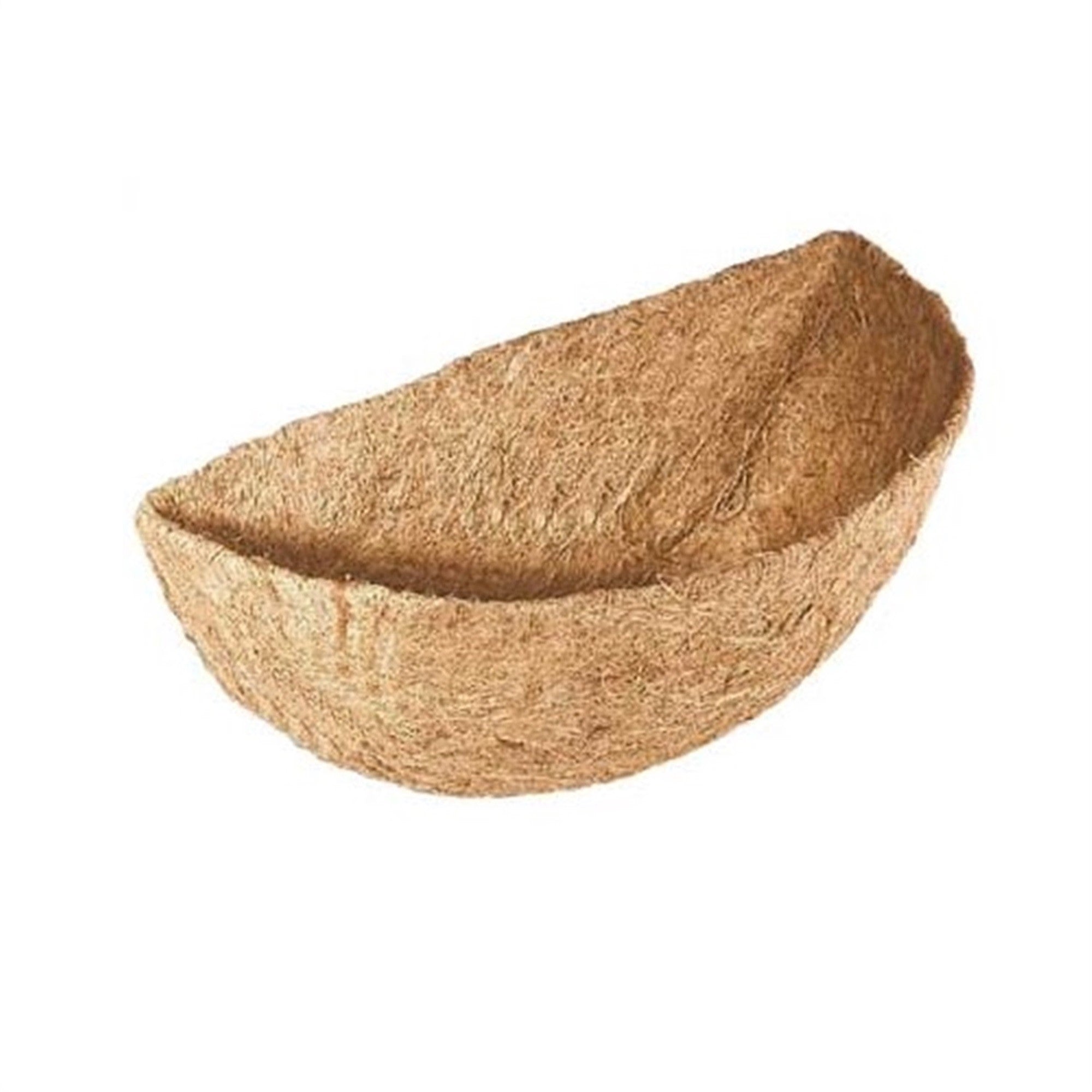Gardener Select Half-Round Coco Liner for Outdoor Wall Baskets & Planters, 20"
