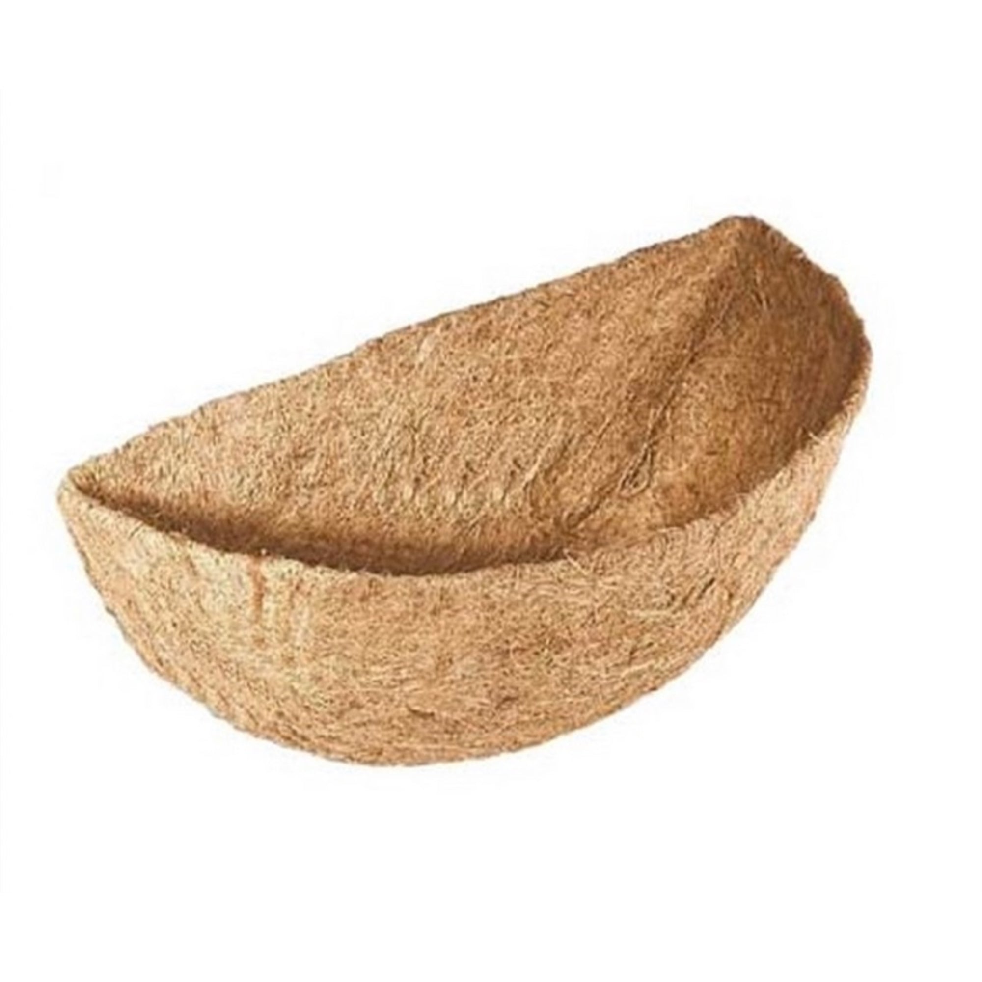 Gardener Select Half-Round Coco Liner for Outdoor Wall Baskets & Planters, 16"