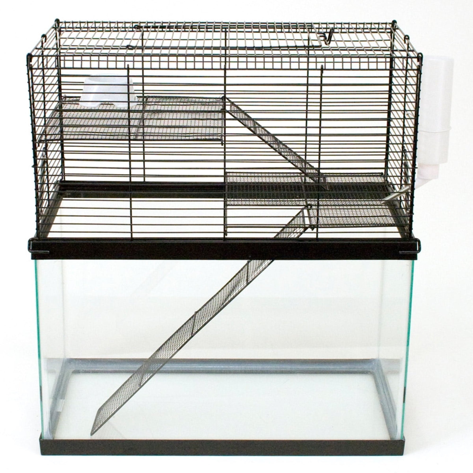 Ware Chew Proof Small Animal High Rise – 3-Level Tank Topper Cage for Small Pets – Fits 10-Gallon Aquariums (Not Included)