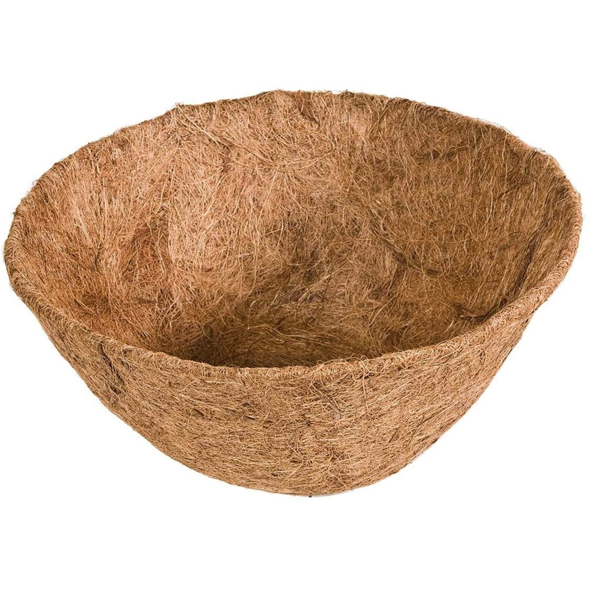 Gardener Select Round Coco Liner for Outdoor Hanging Planters & Baskets, 18"