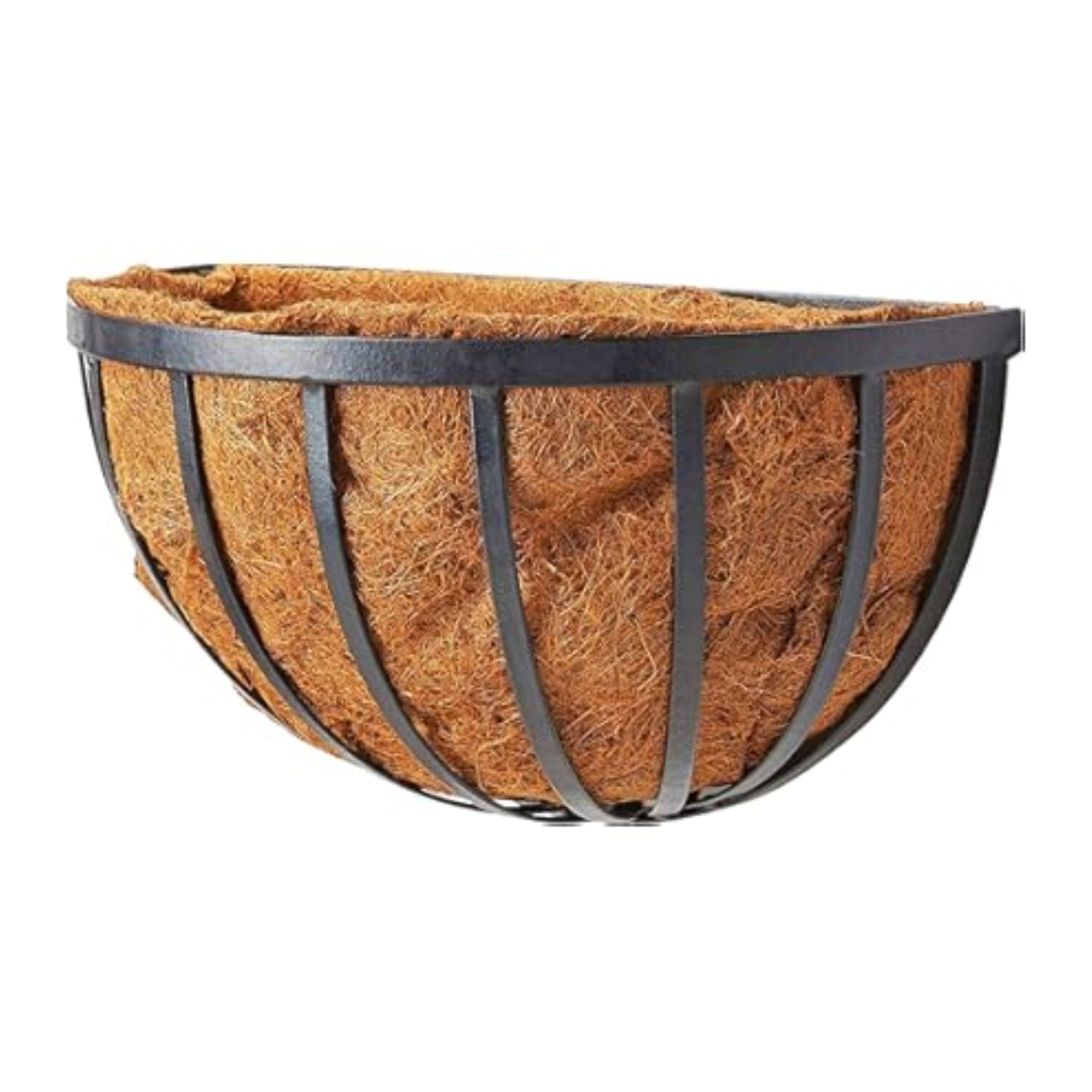 Gardener Select Half-Round Coco Liner for Outdoor Wall Baskets & Planters, 20"