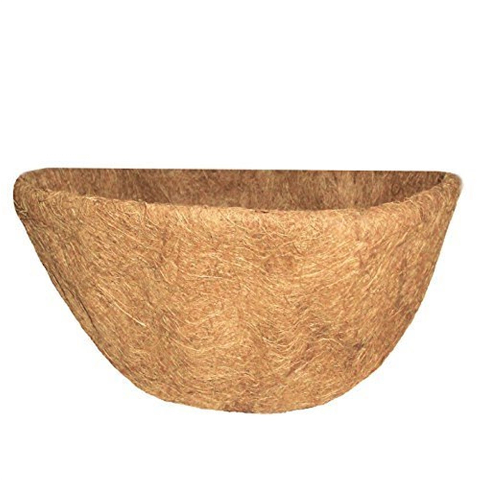 Gardener Select Half-Round Coco Liner for Outdoor Wall Baskets & Planters, 20"