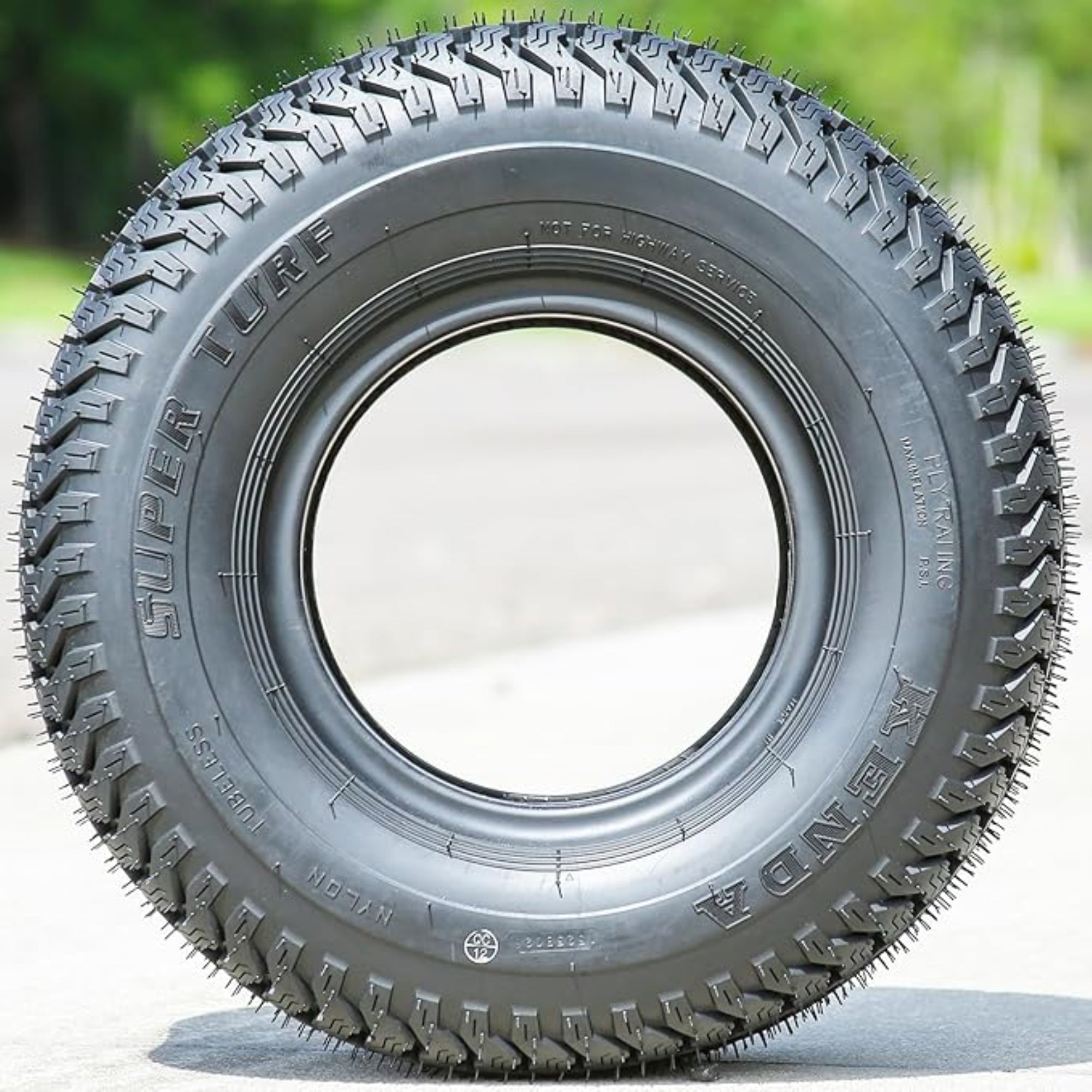 Kenda Super Turf Lawn and Garden Replacement Tubeless Bias Tire, 15", 4-Ply