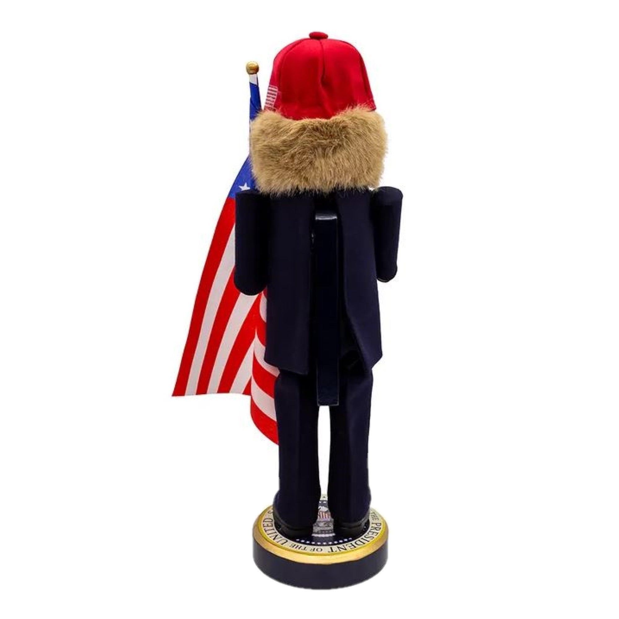 Kurt Adler Wooden Nutcracker, President Donald Trump, 16in