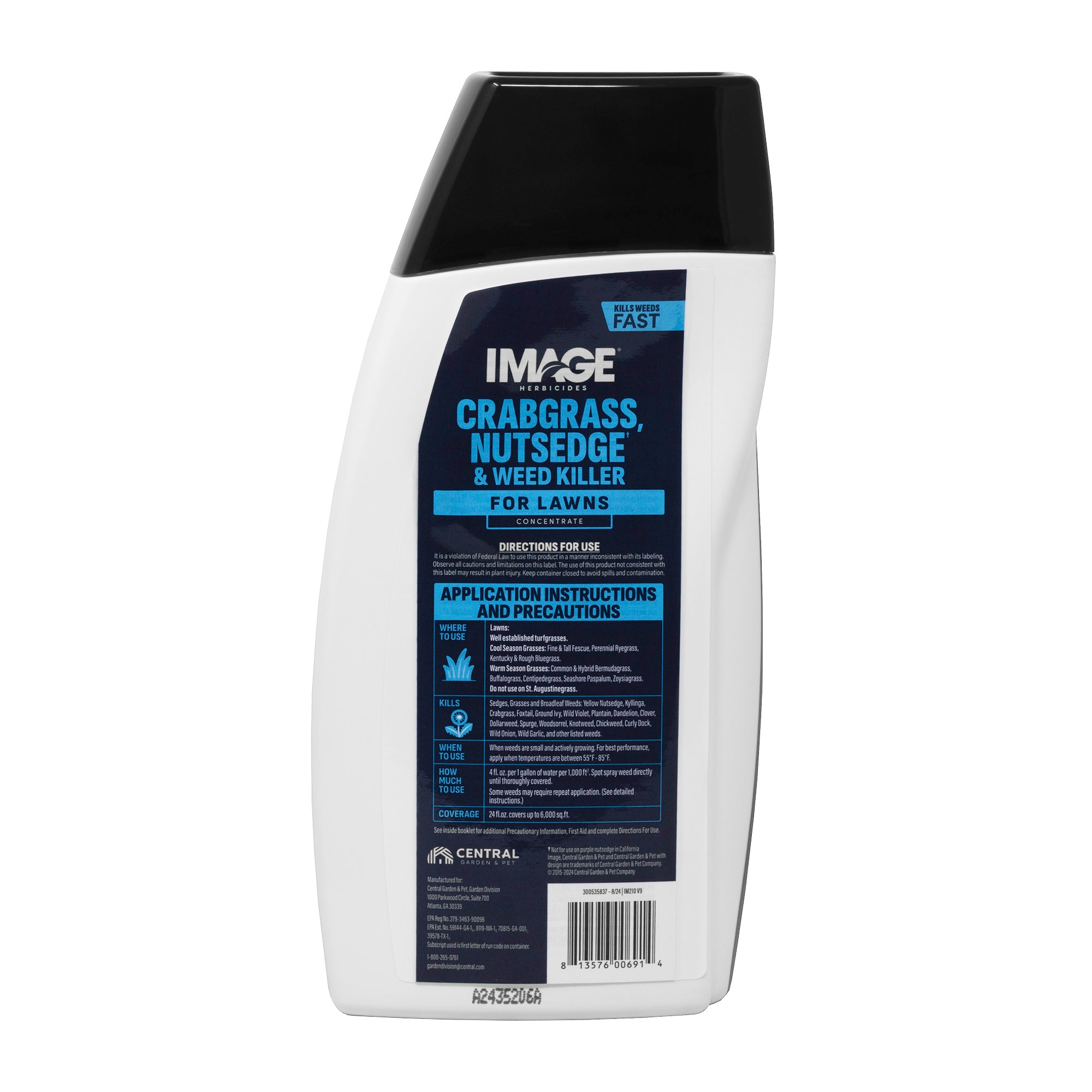 IMAGE Crabgrass, Nutsedge & Weed Killer For Lawns Concentrate, 24oz