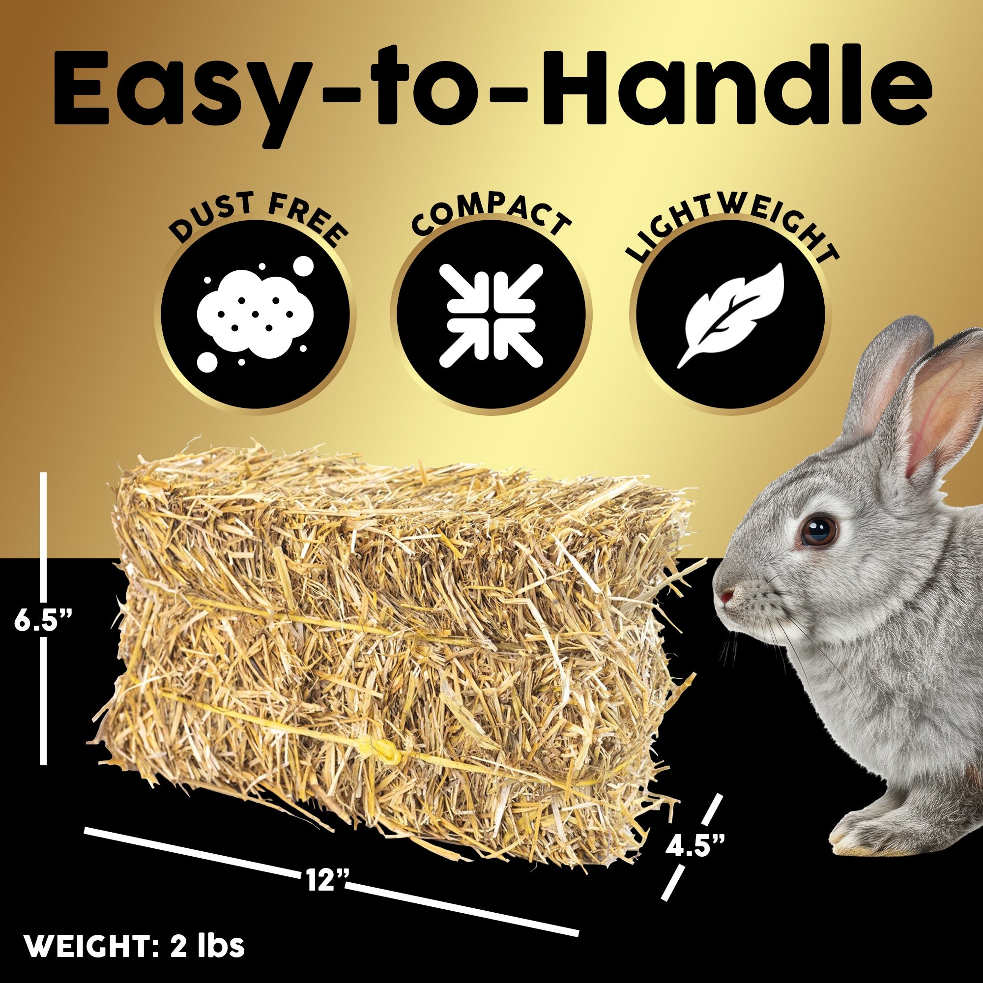 Firewood Central Mini Straw Bale by Morning View Acres